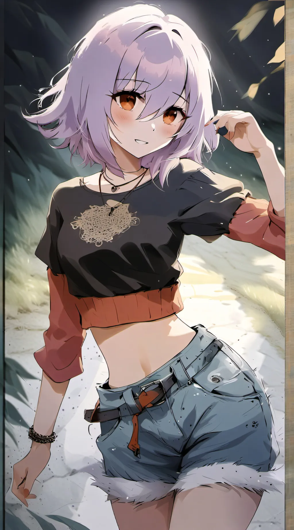 ai character: Leeknow  background