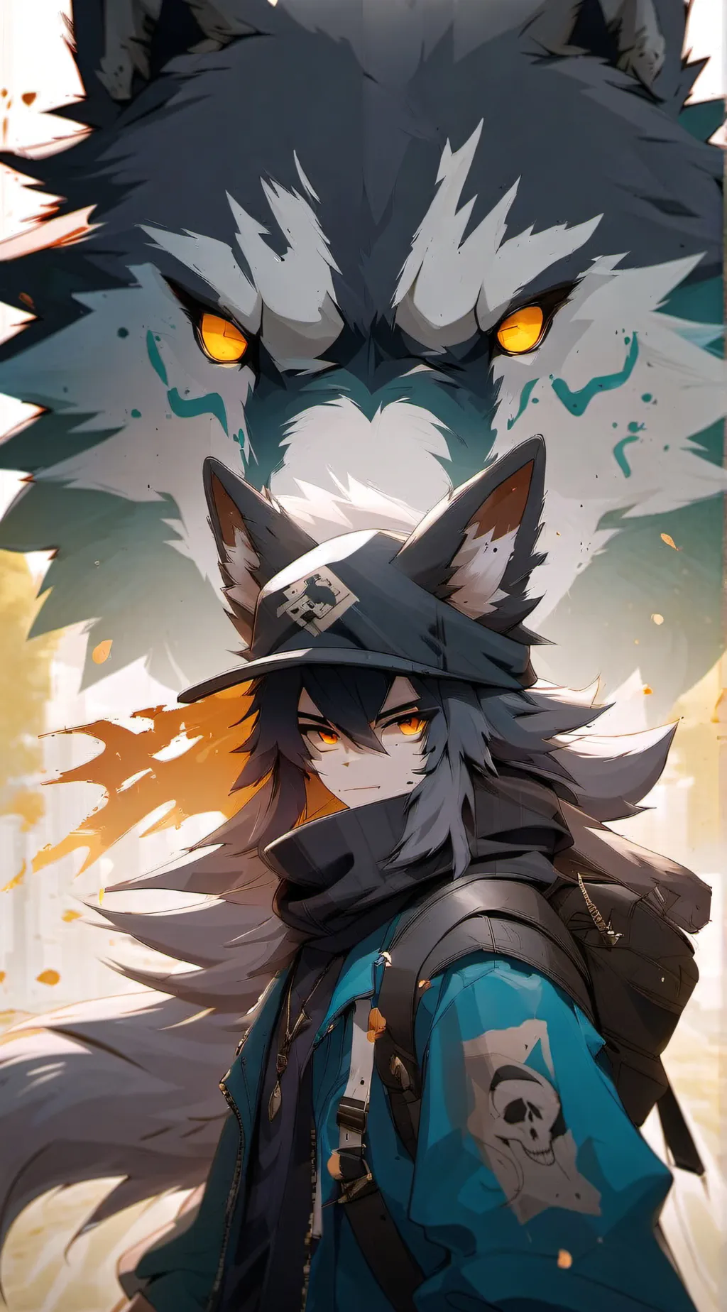 ai character: puro background