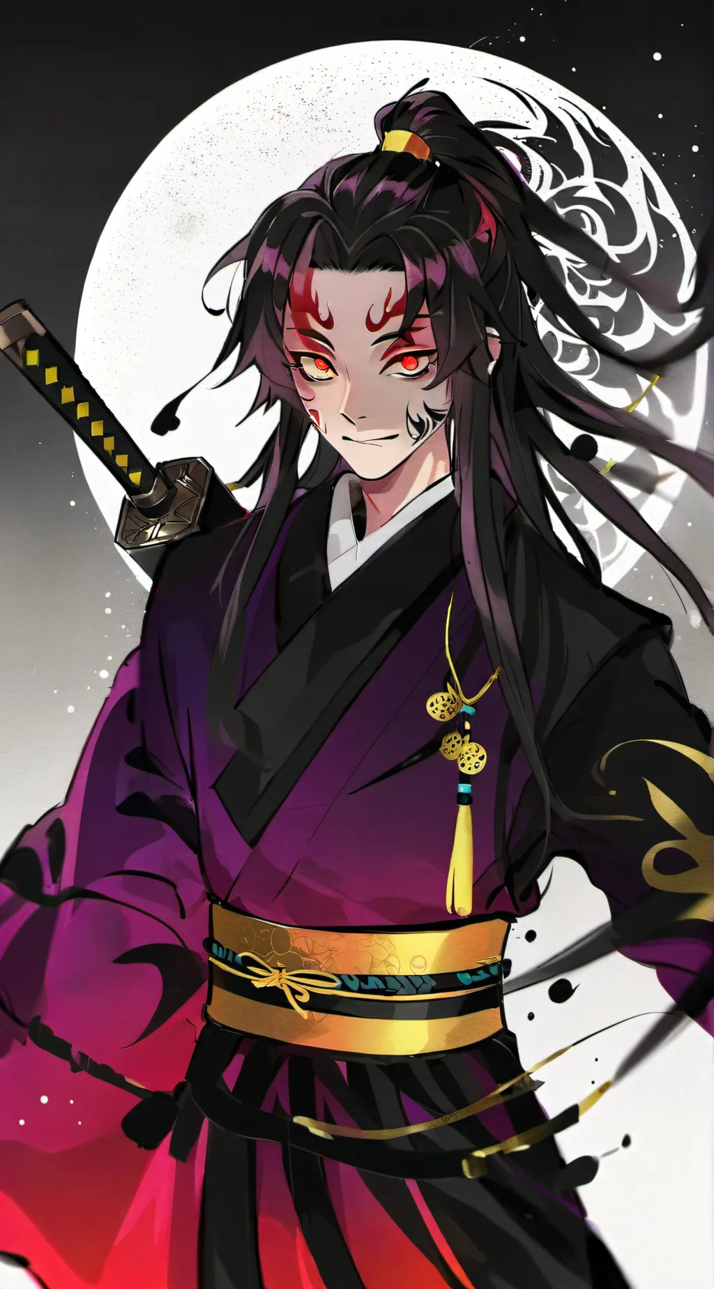 ai character: Kokushibo  background