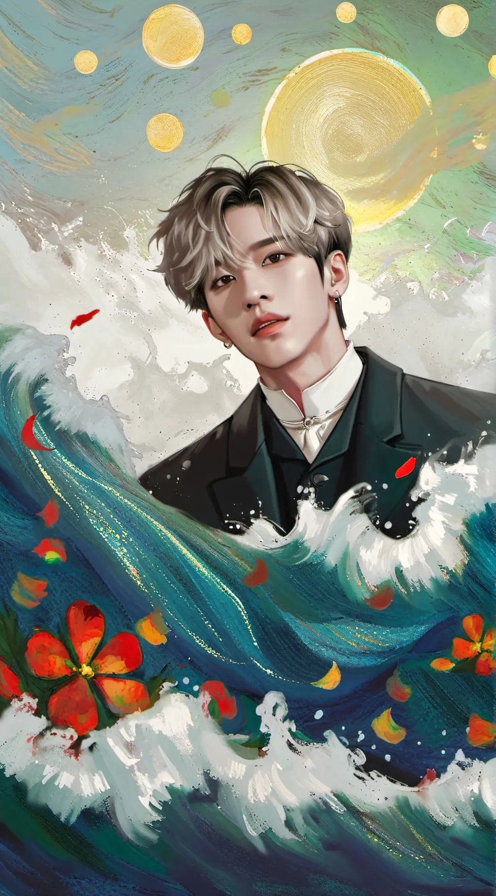 ai character: Lee heeseung background