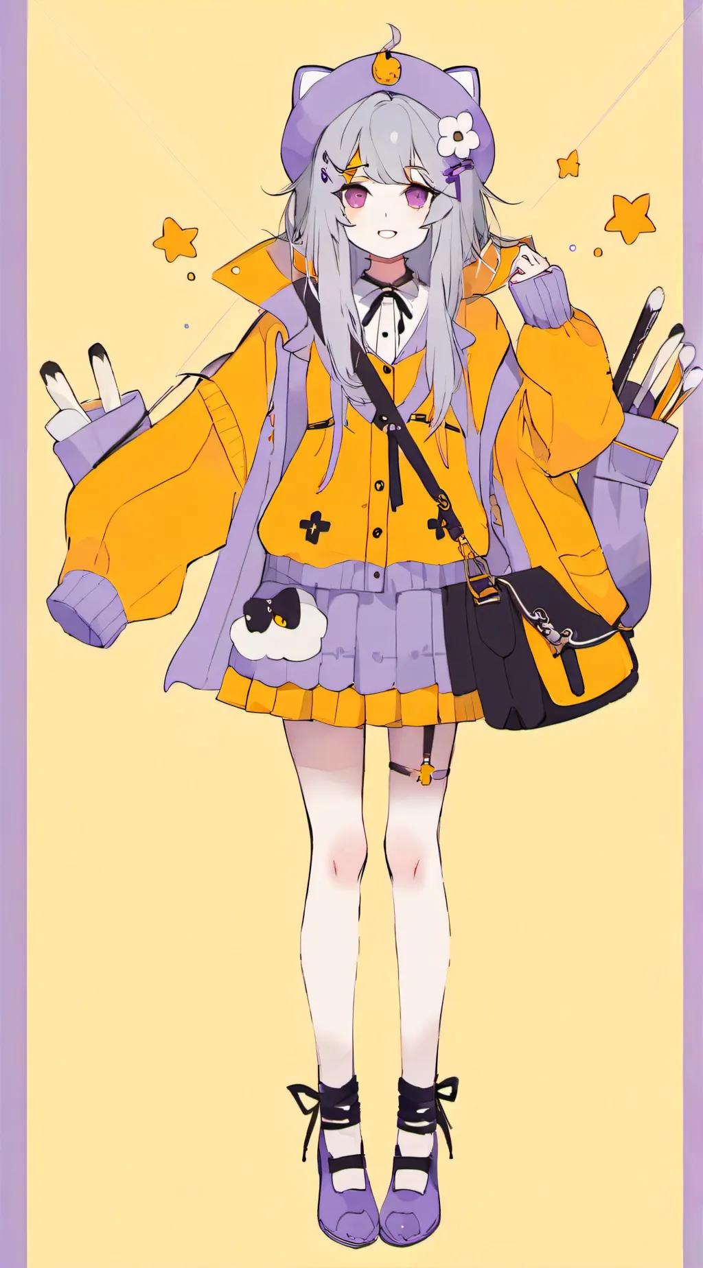 ai character: test background