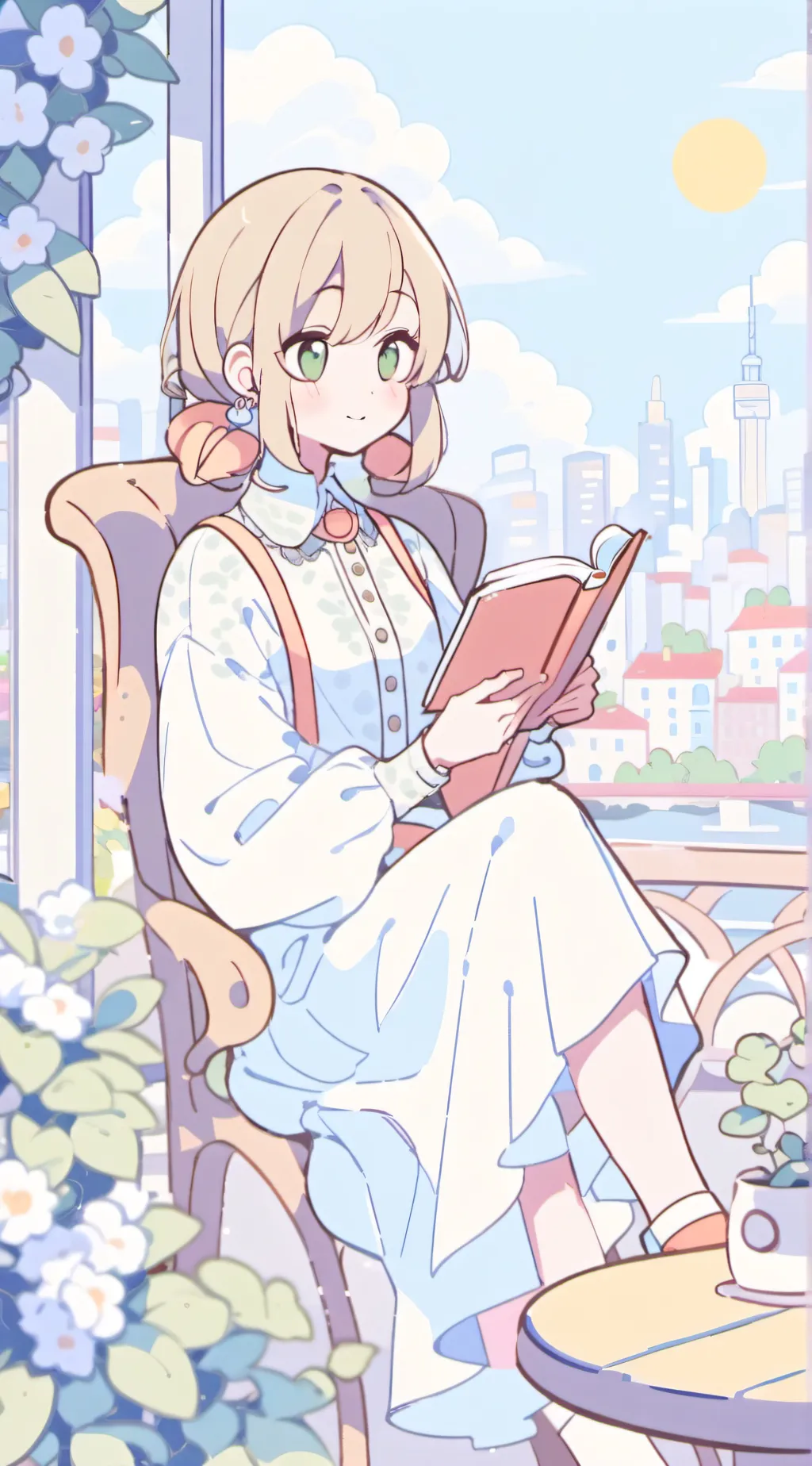 ai character: Sasha background