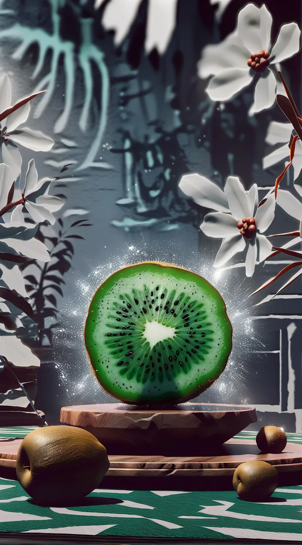 ai character: the cursed kiwi. background