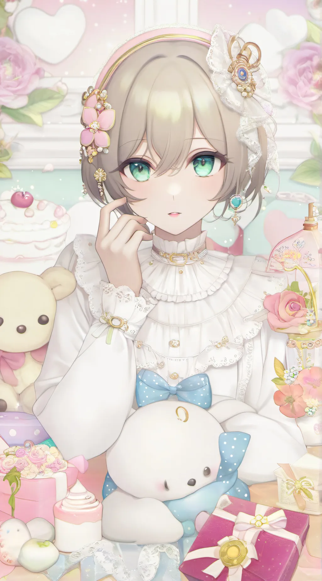 ai character: sarah 🥰 background