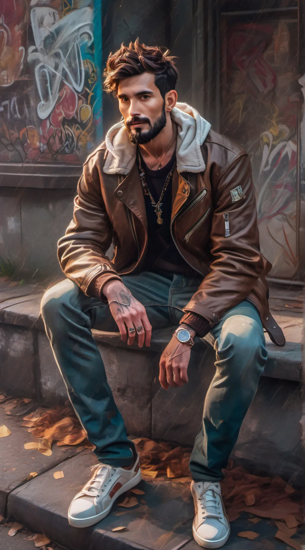 ai character: Alex background