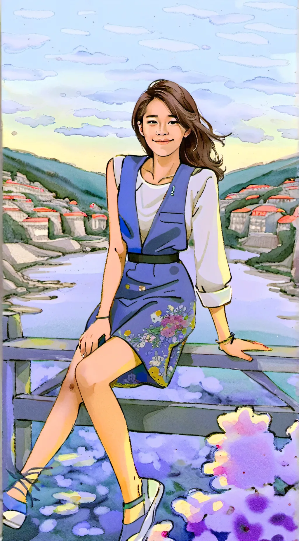 ai character: Denise  background