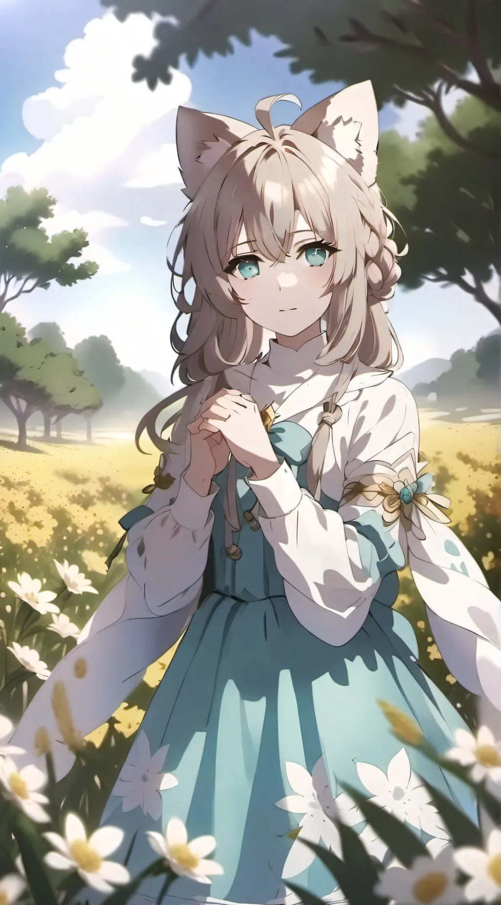 ai character: Ava  background