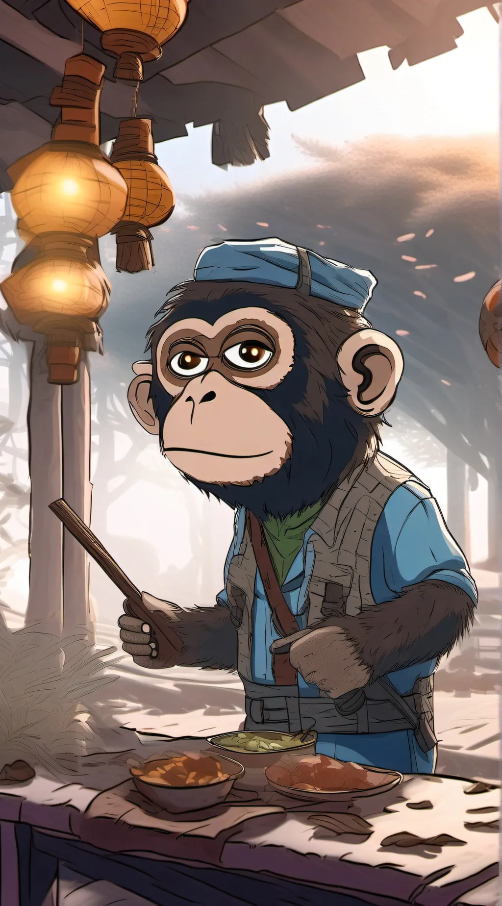 ai character: Max background