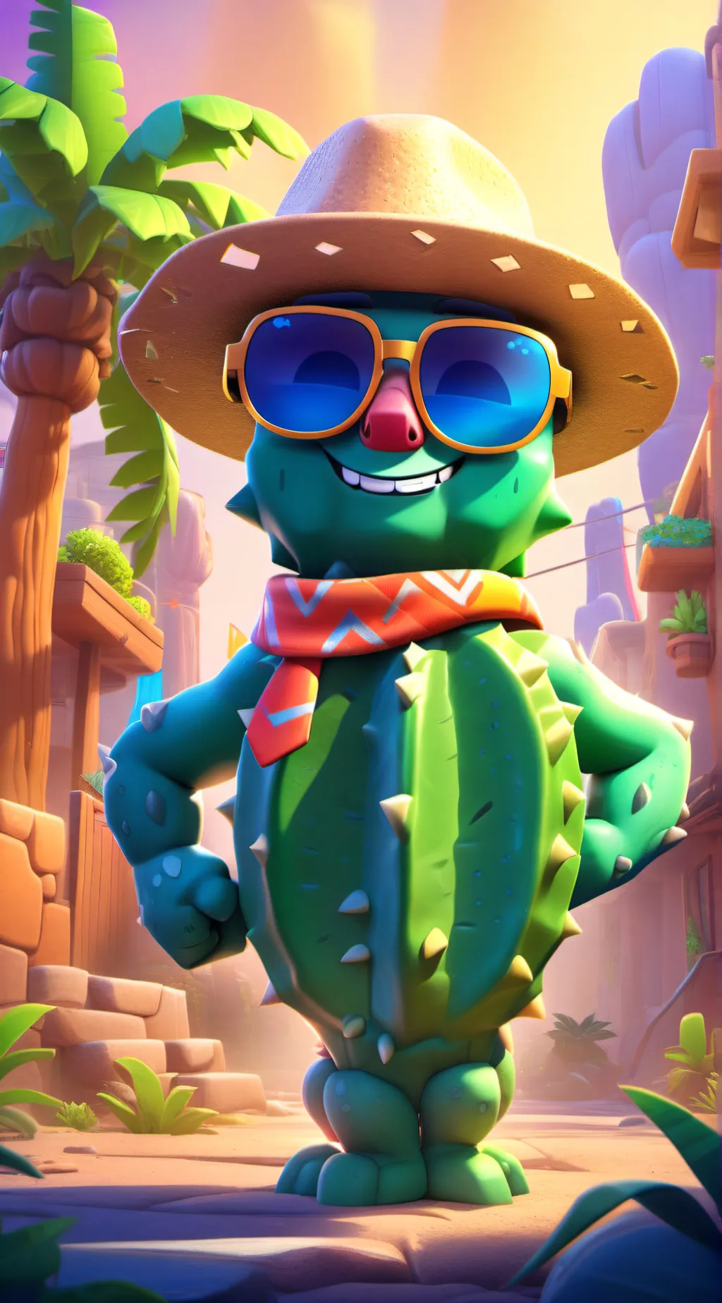 ai character: Cactus Jack background