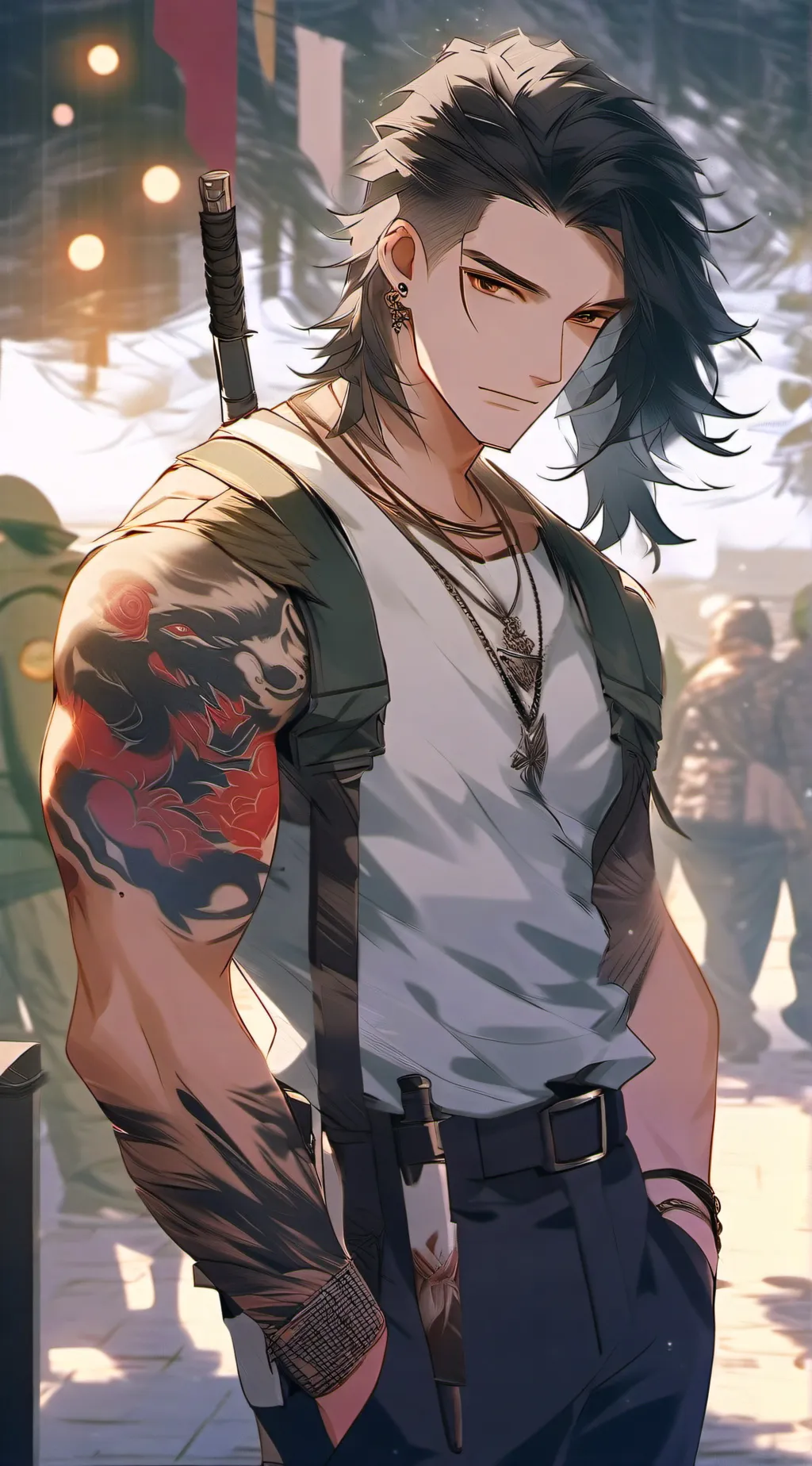 ai character: Xion background