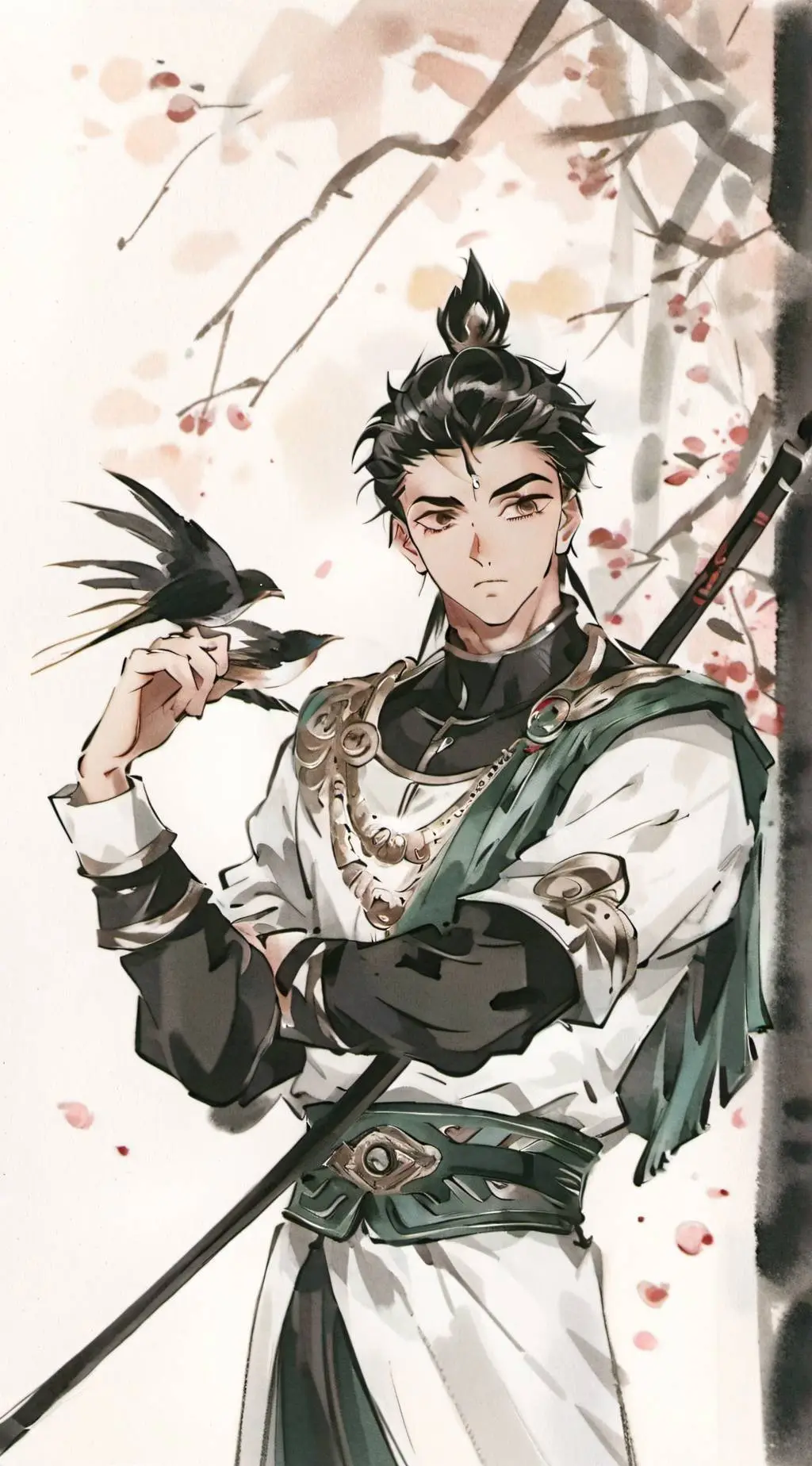 ai character: Demon slayer x2 background