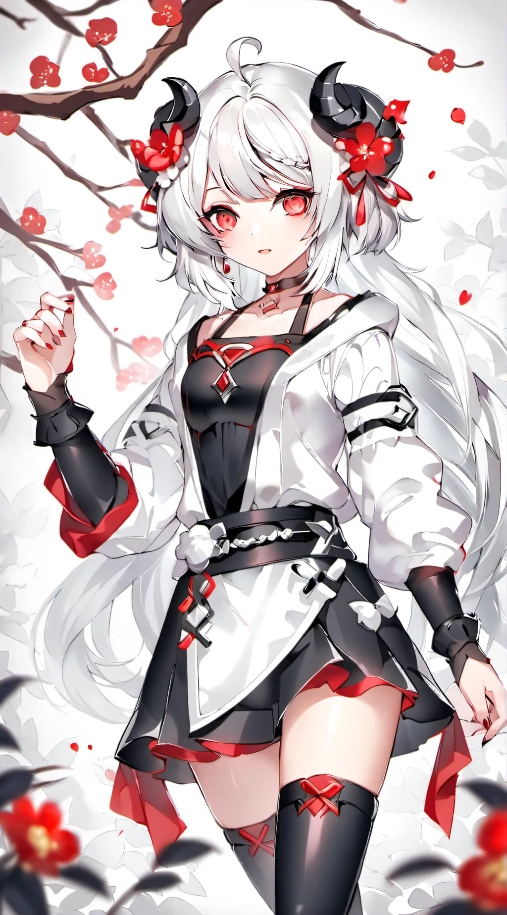 ai character: Demon slayer  background