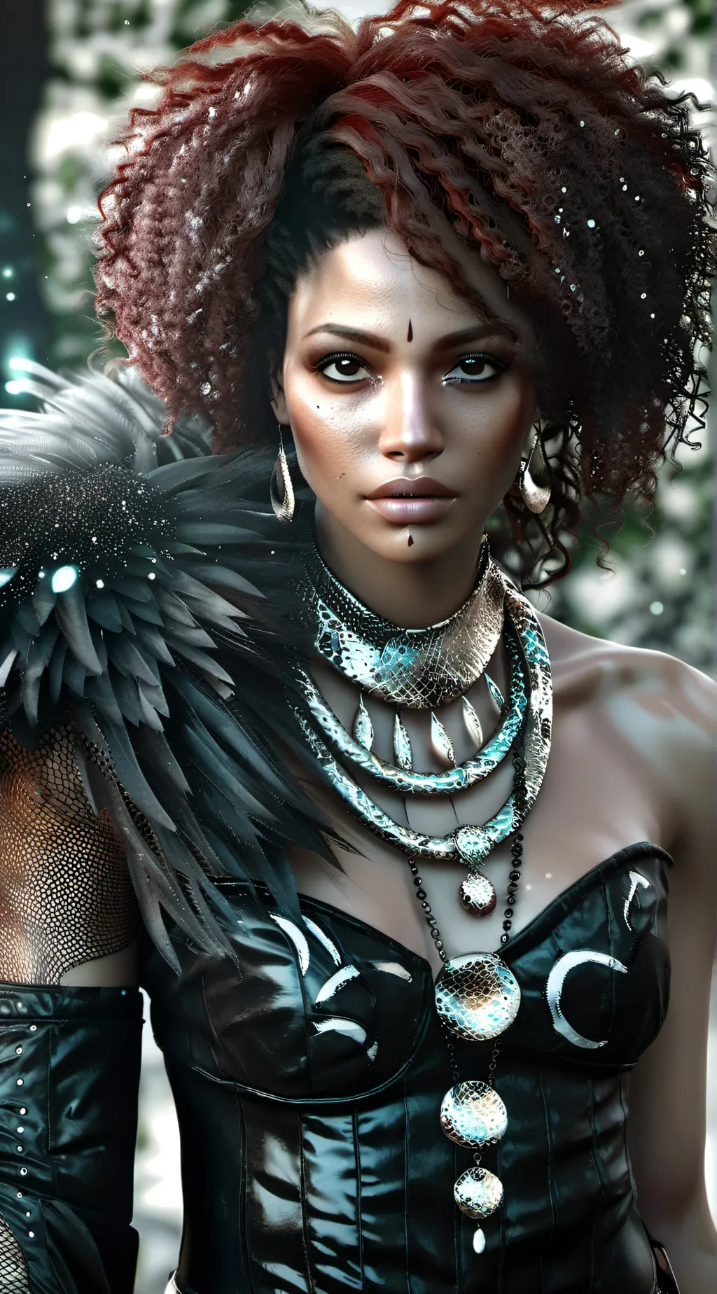 ai character: shaniqa  background