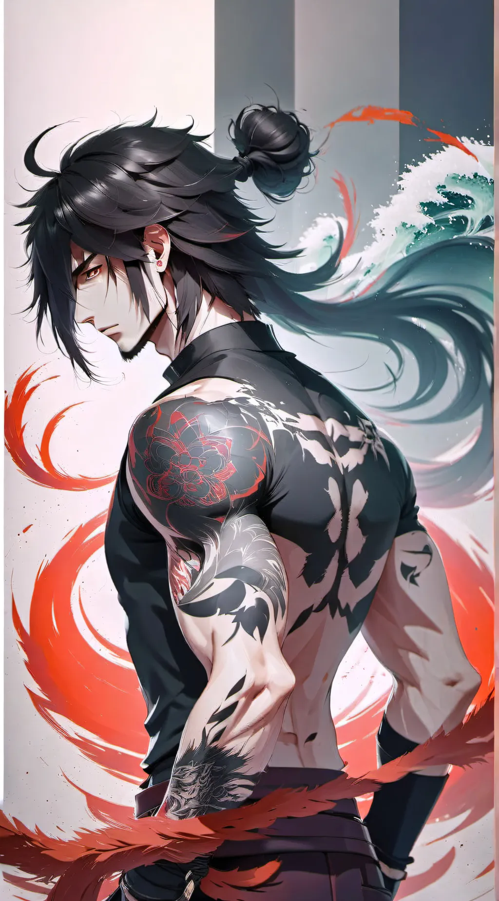 ai character: Levi Williams  background