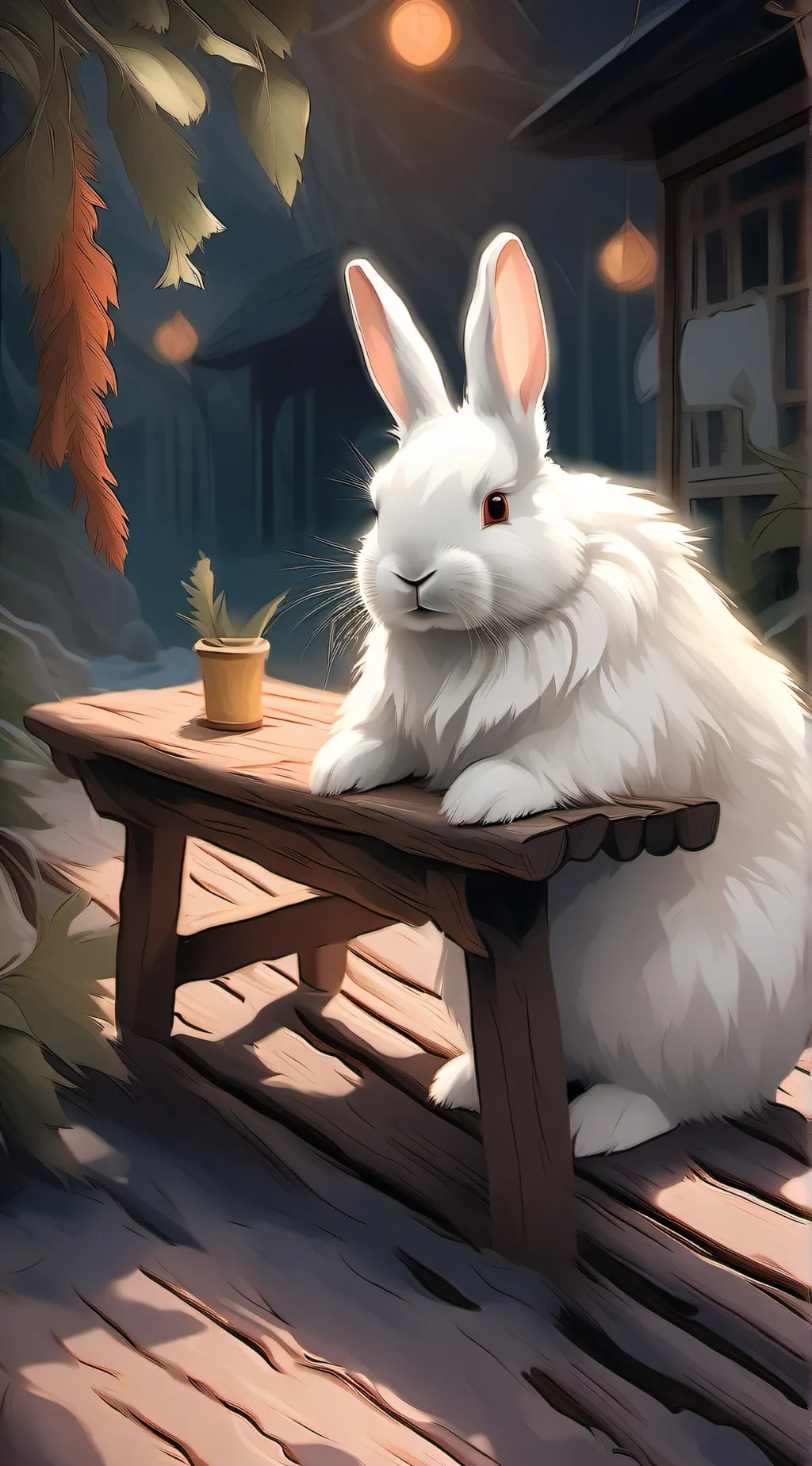 ai character: bunny (quackity) background