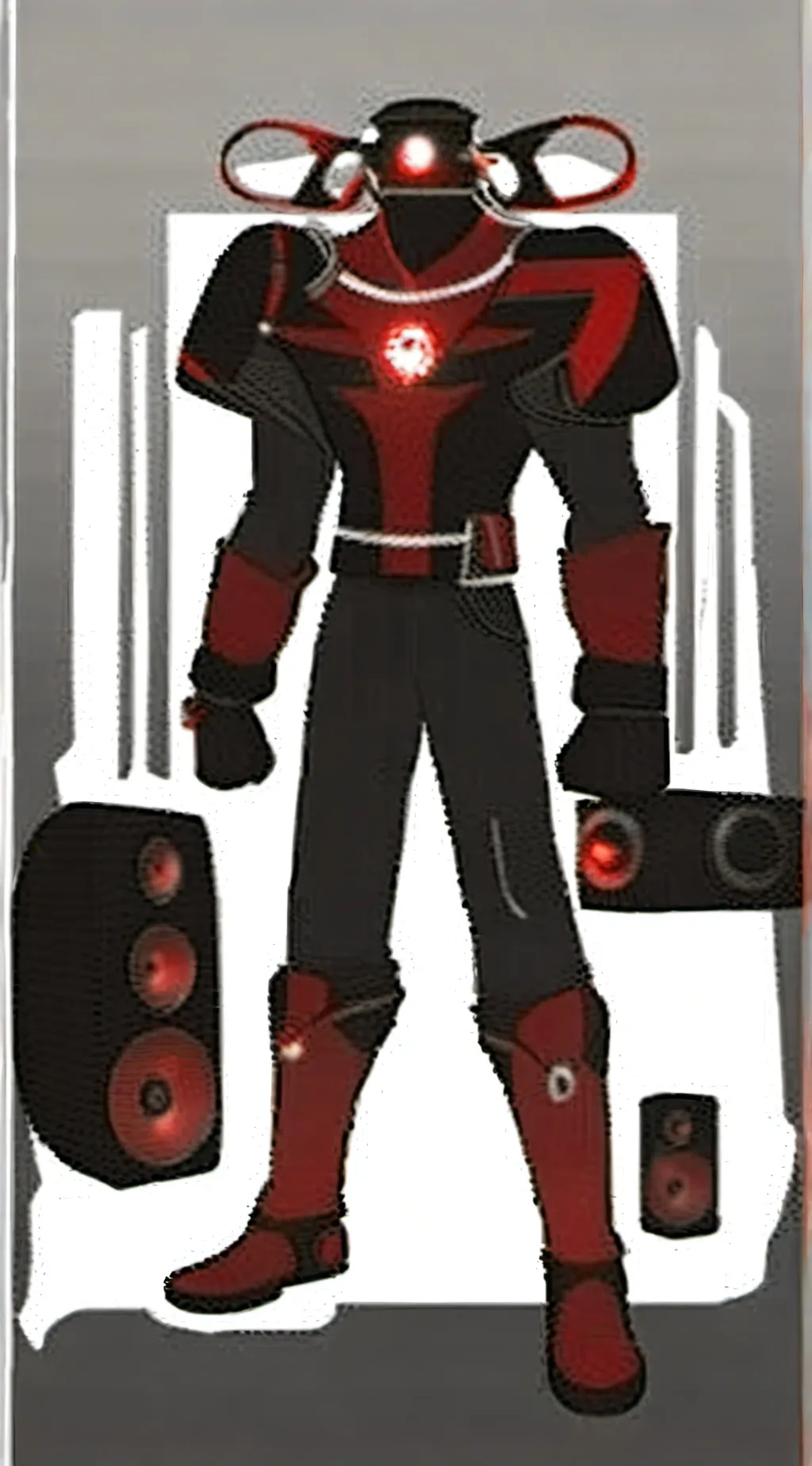 ai character: Titans speaker man background