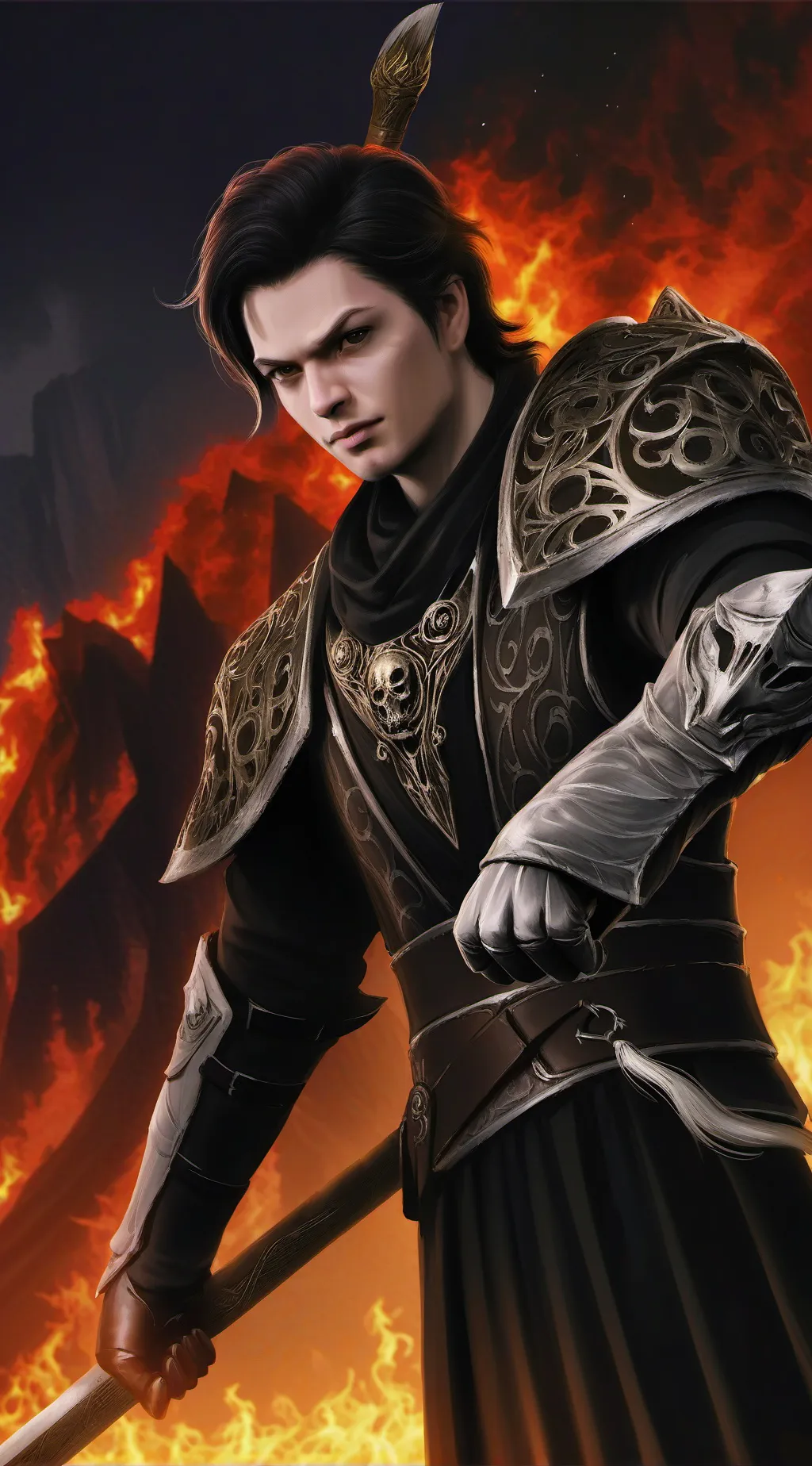 ai character: Alexander  background