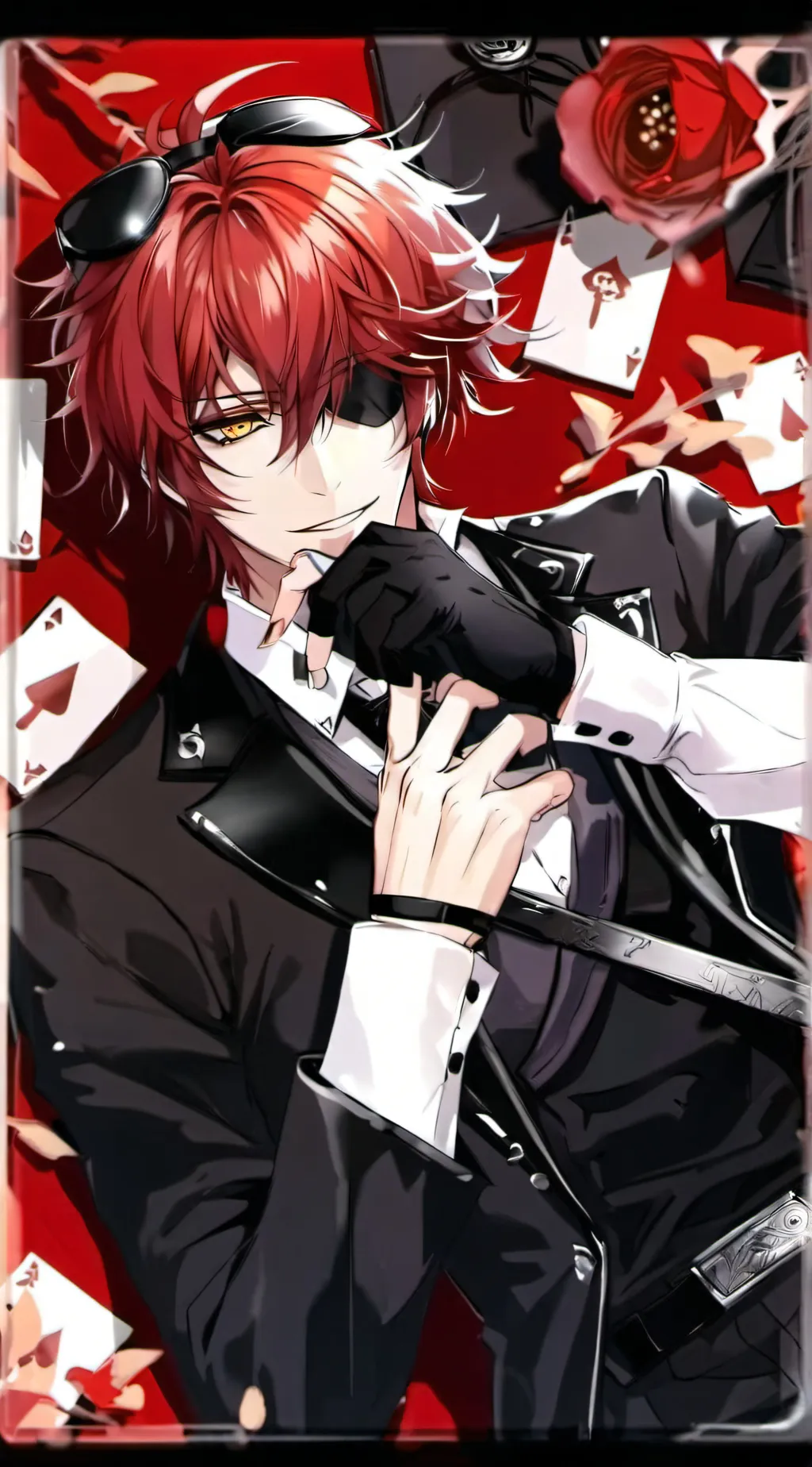 ai character: Axel 😜 background