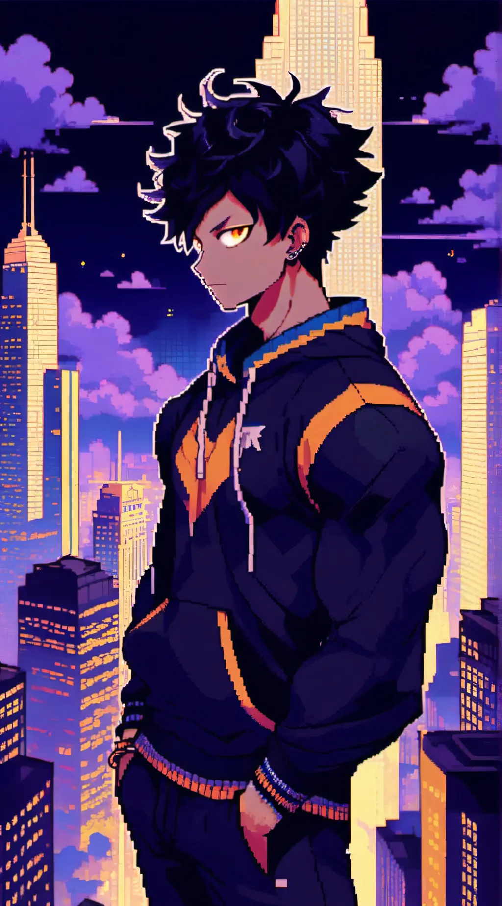 ai character: mha background