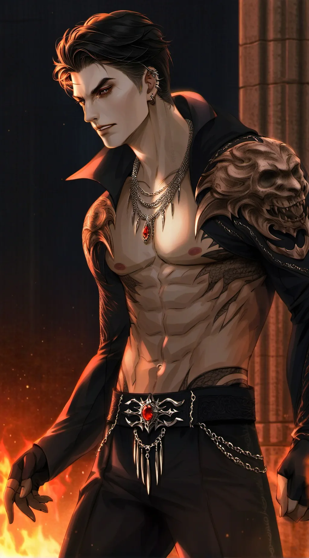 ai character: ♤♧◇dulio♤♧◇ background