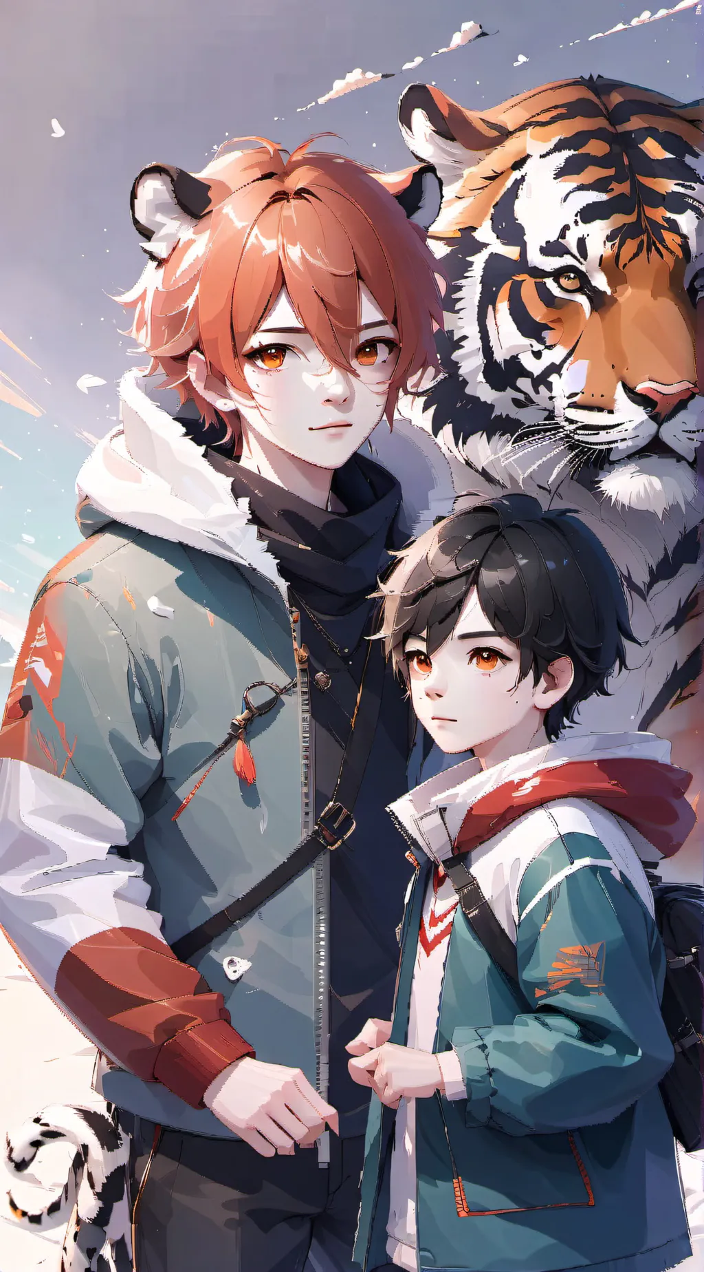 ai character: Luke and Jake background