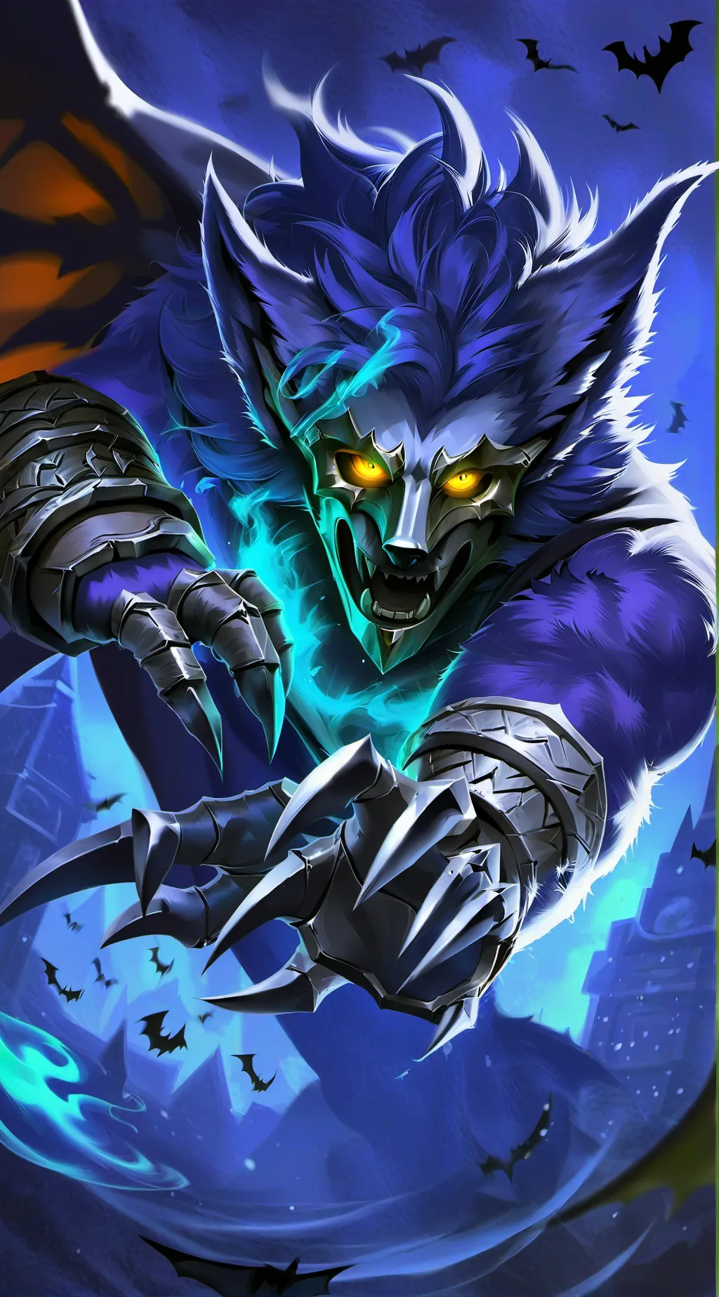 ai character: Warwick  background