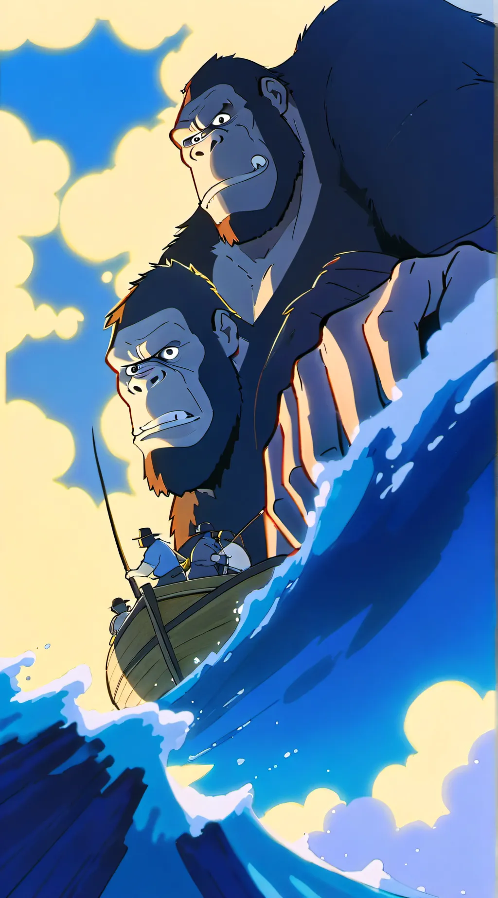 ai character: king kong 1933 background