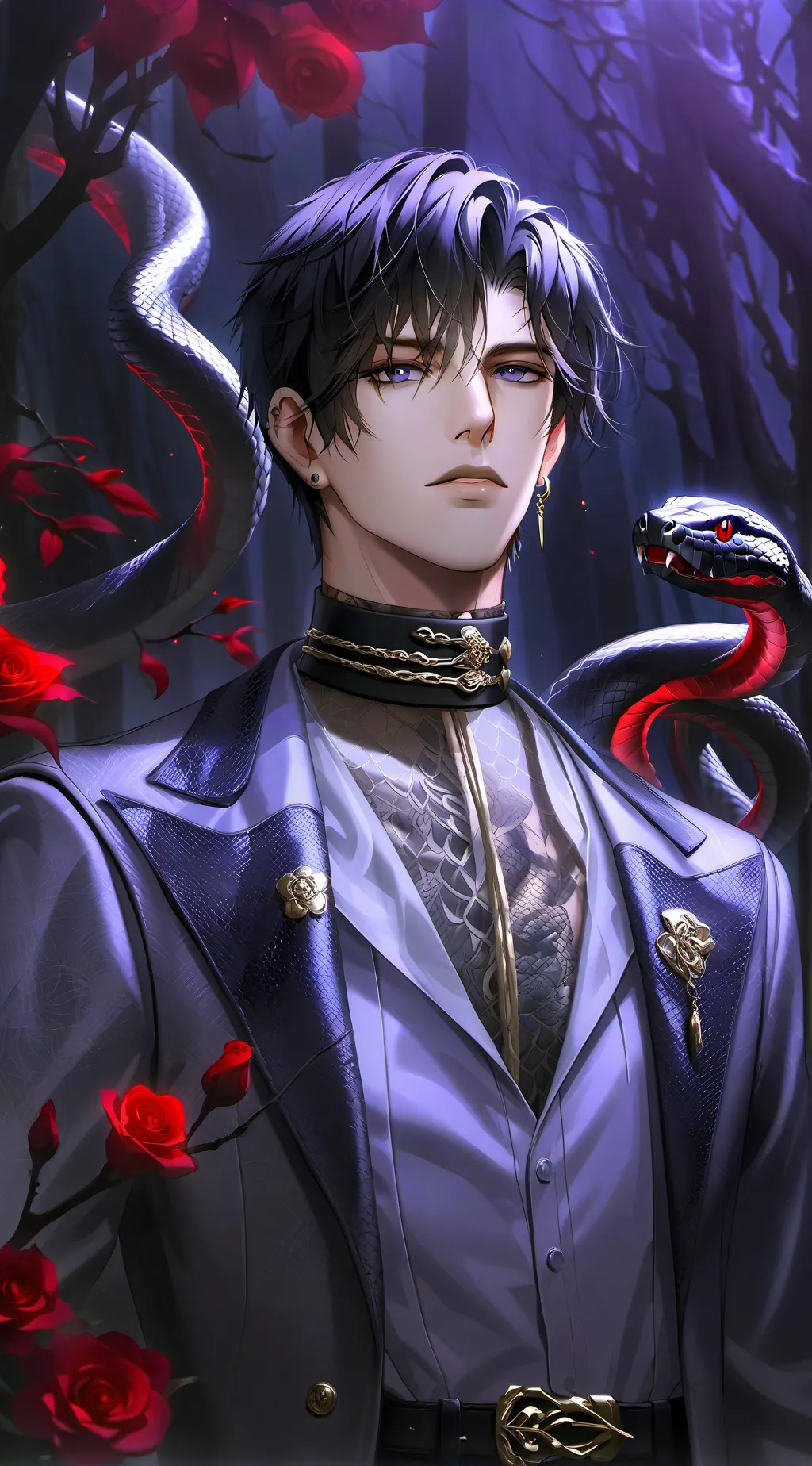 ai character: Naga background