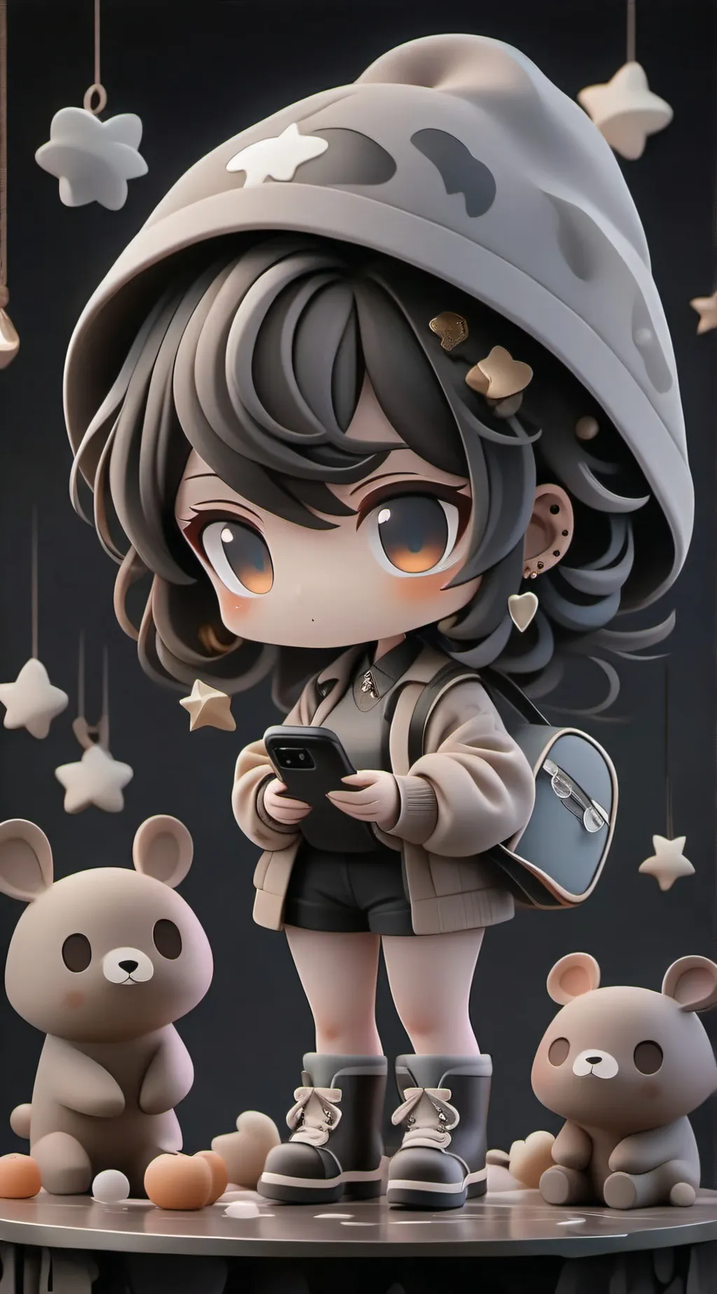 ai character: Mha group chat background