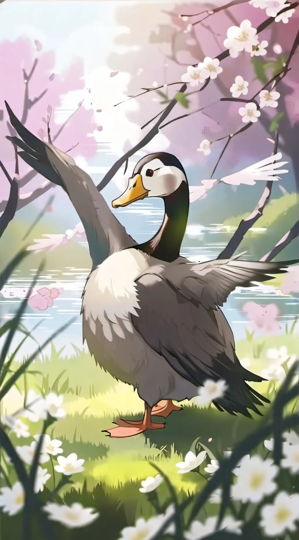 ai character: Ducky background