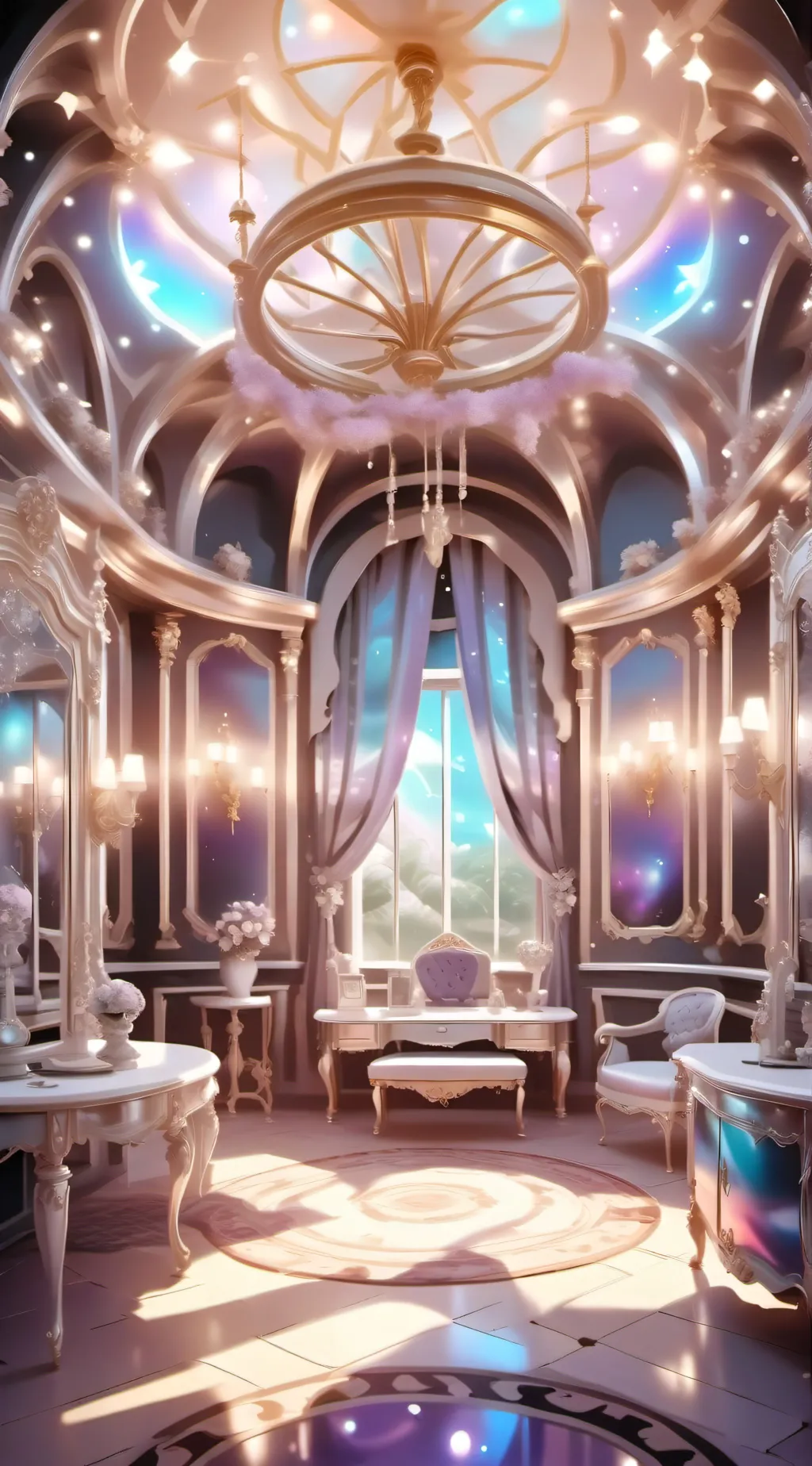 ai character: FPE prom background