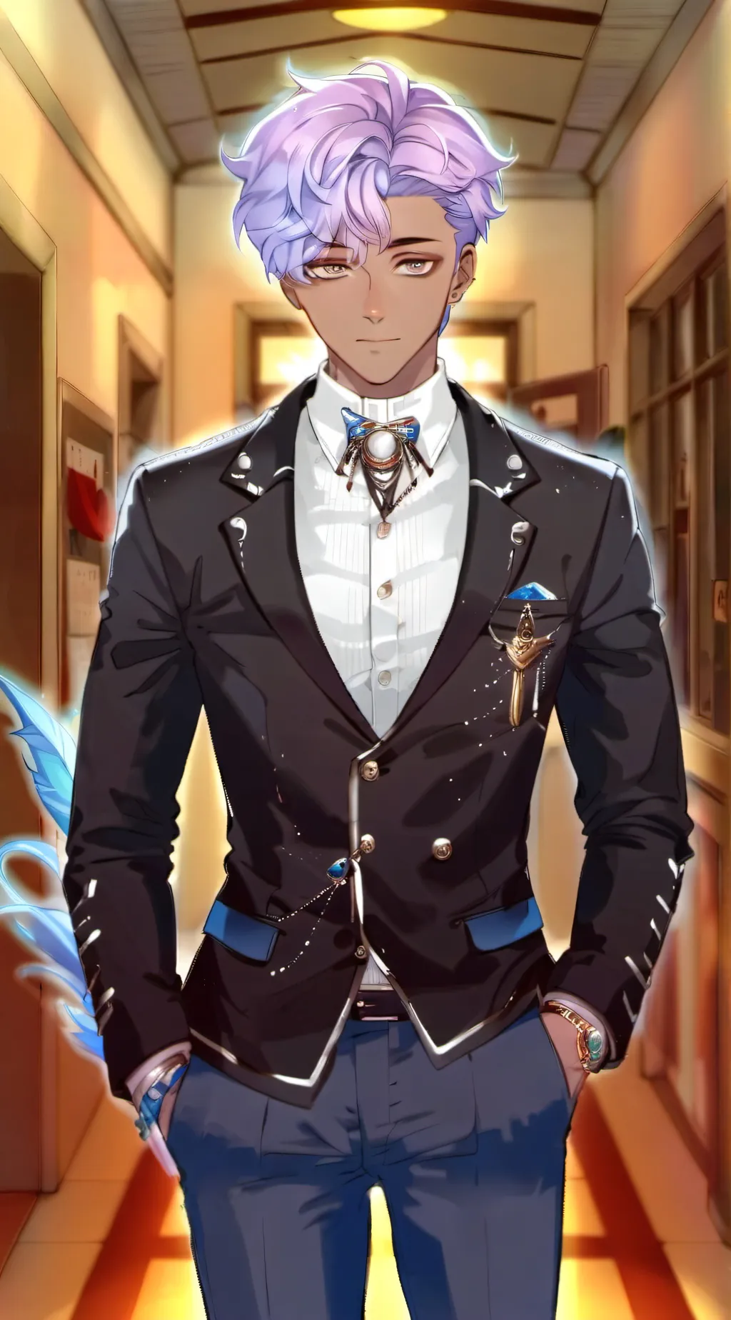 ai character: Pierce background