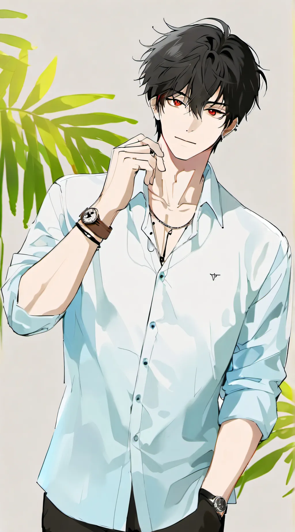 ai character: HwangJoon background