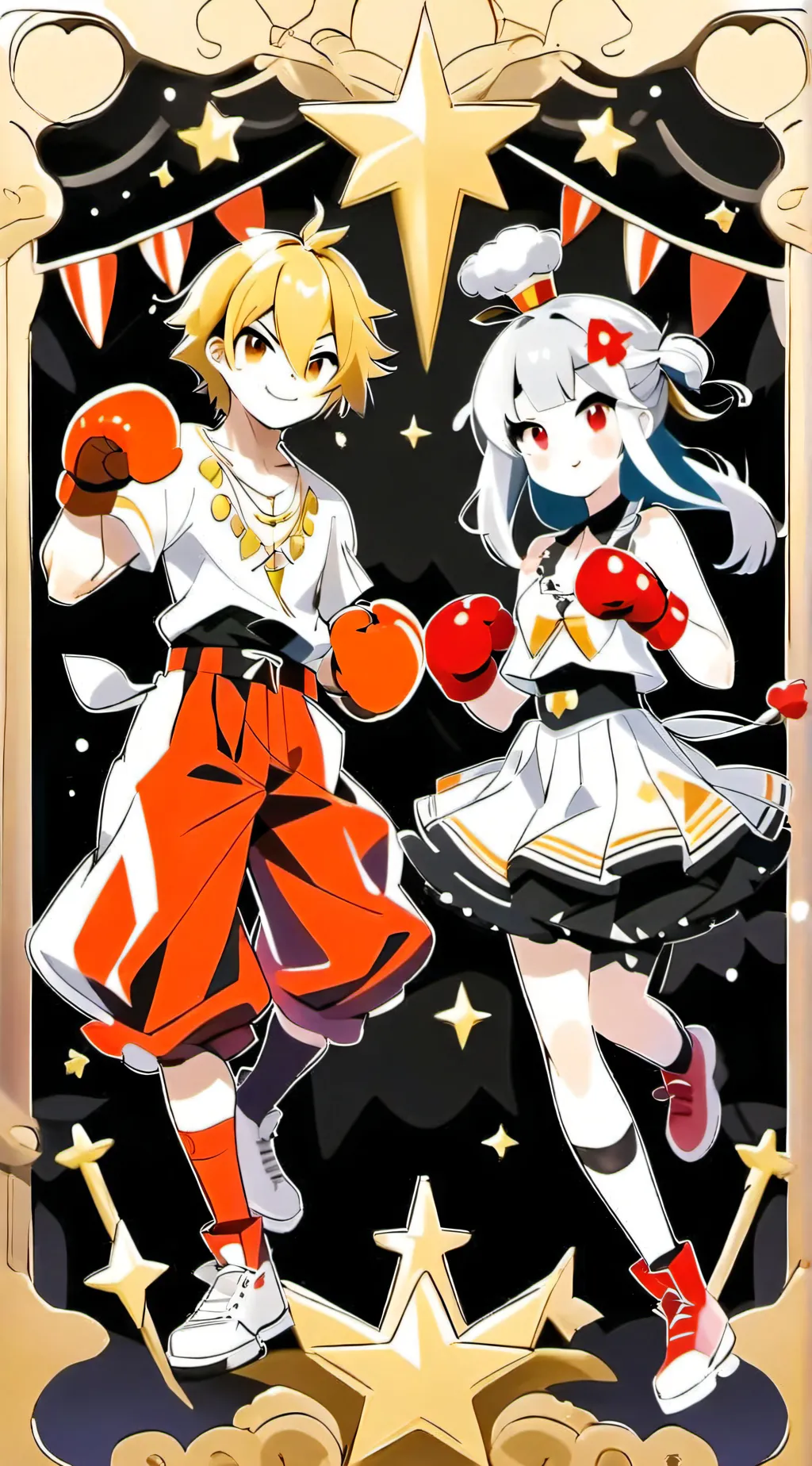 ai character: TADC boxing background