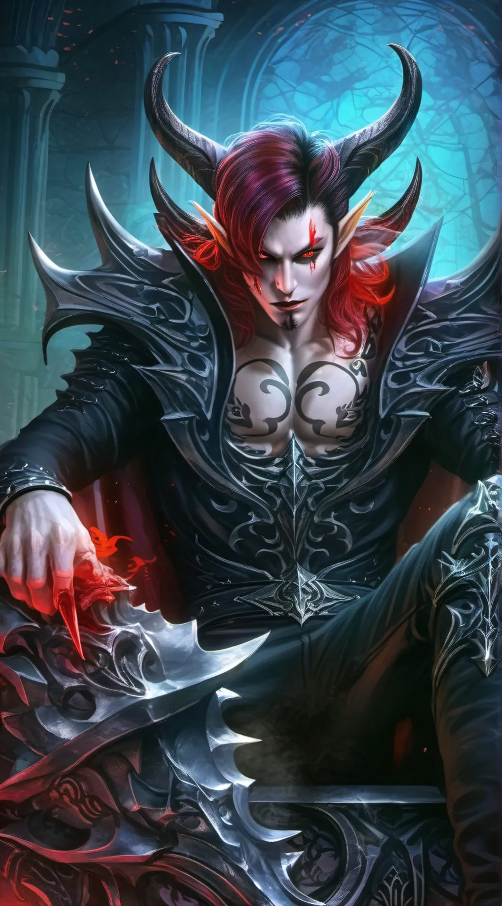 ai character: The Demon King background