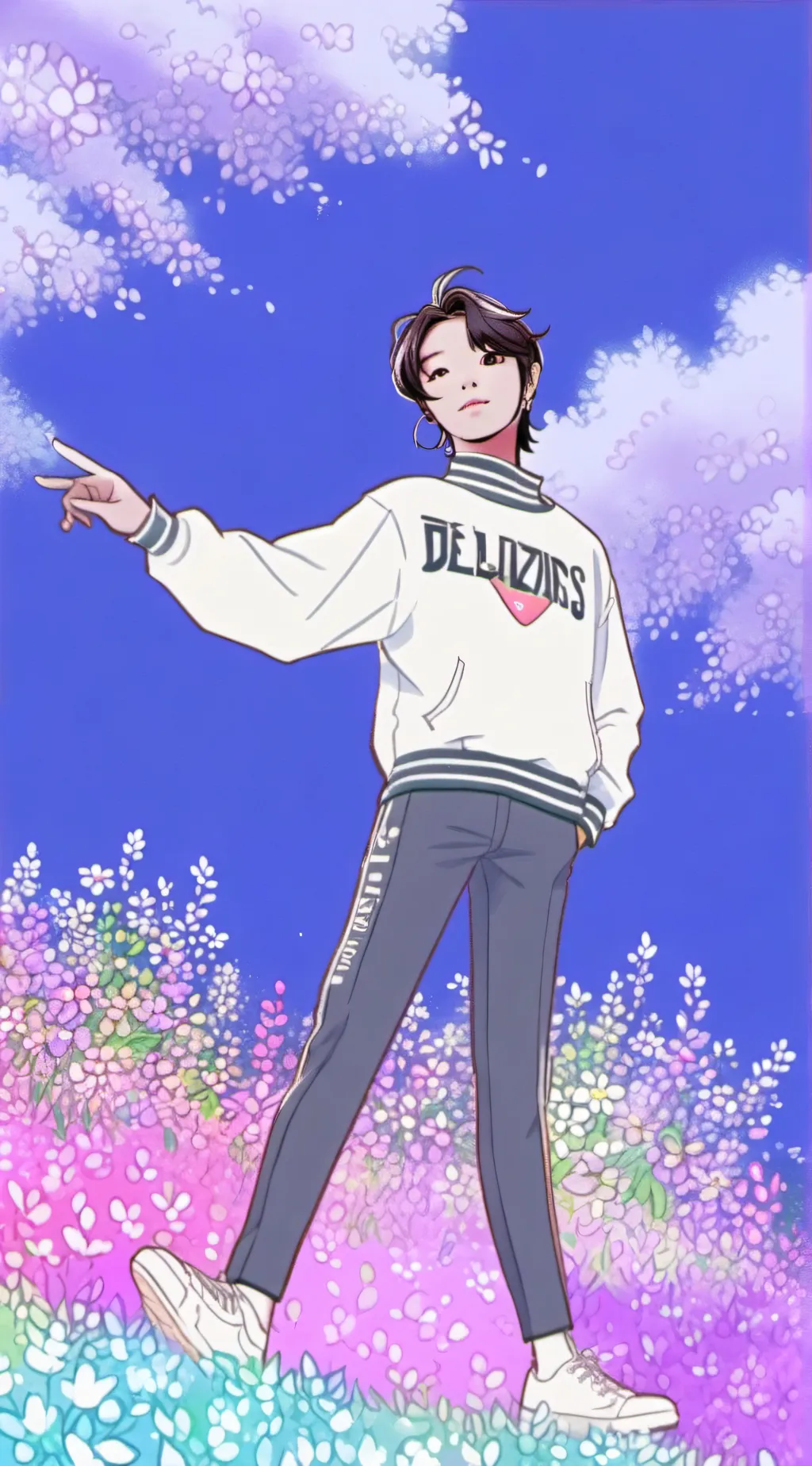 ai character: Jimin  background