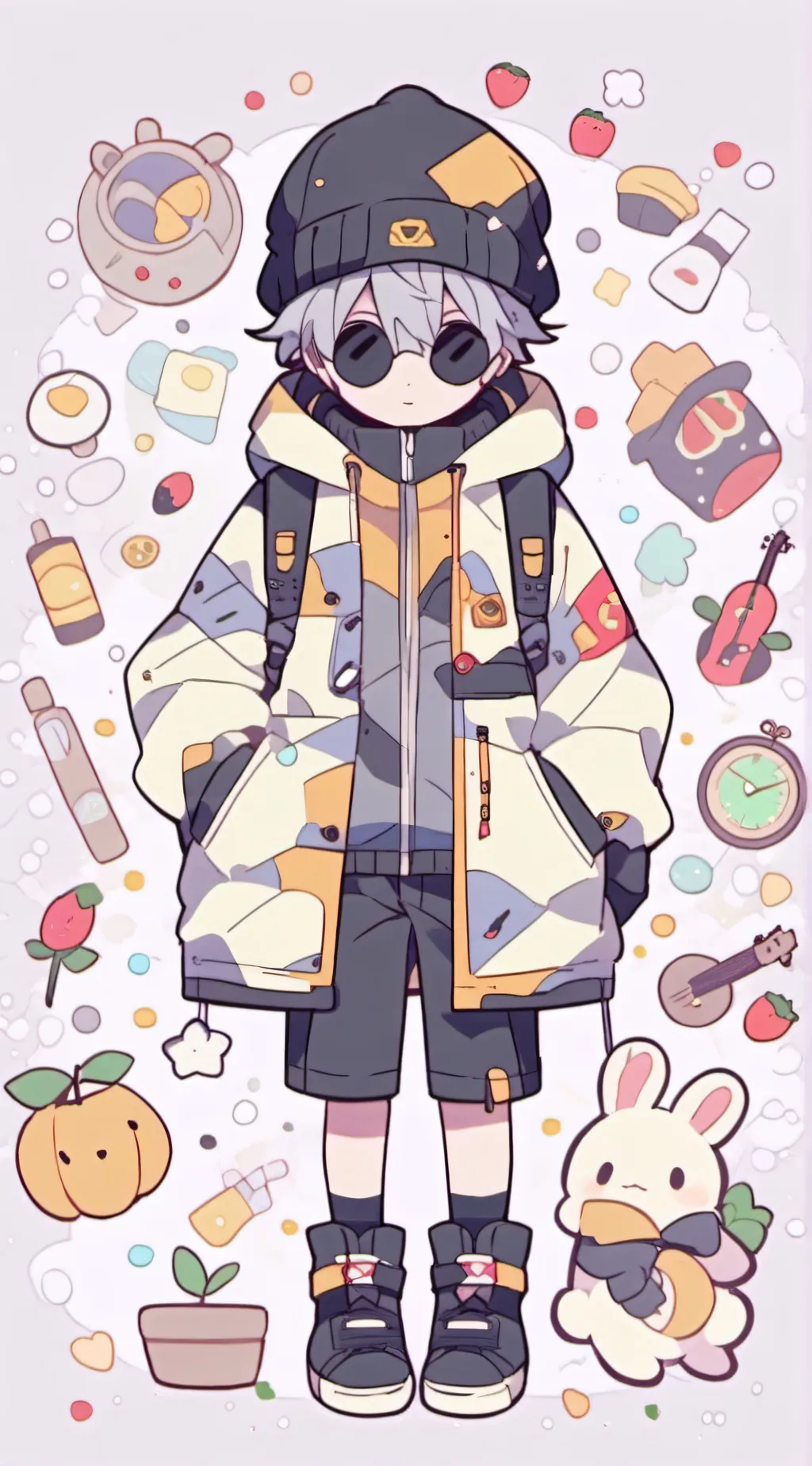 ai character: ~꧁ideas꧂~ background