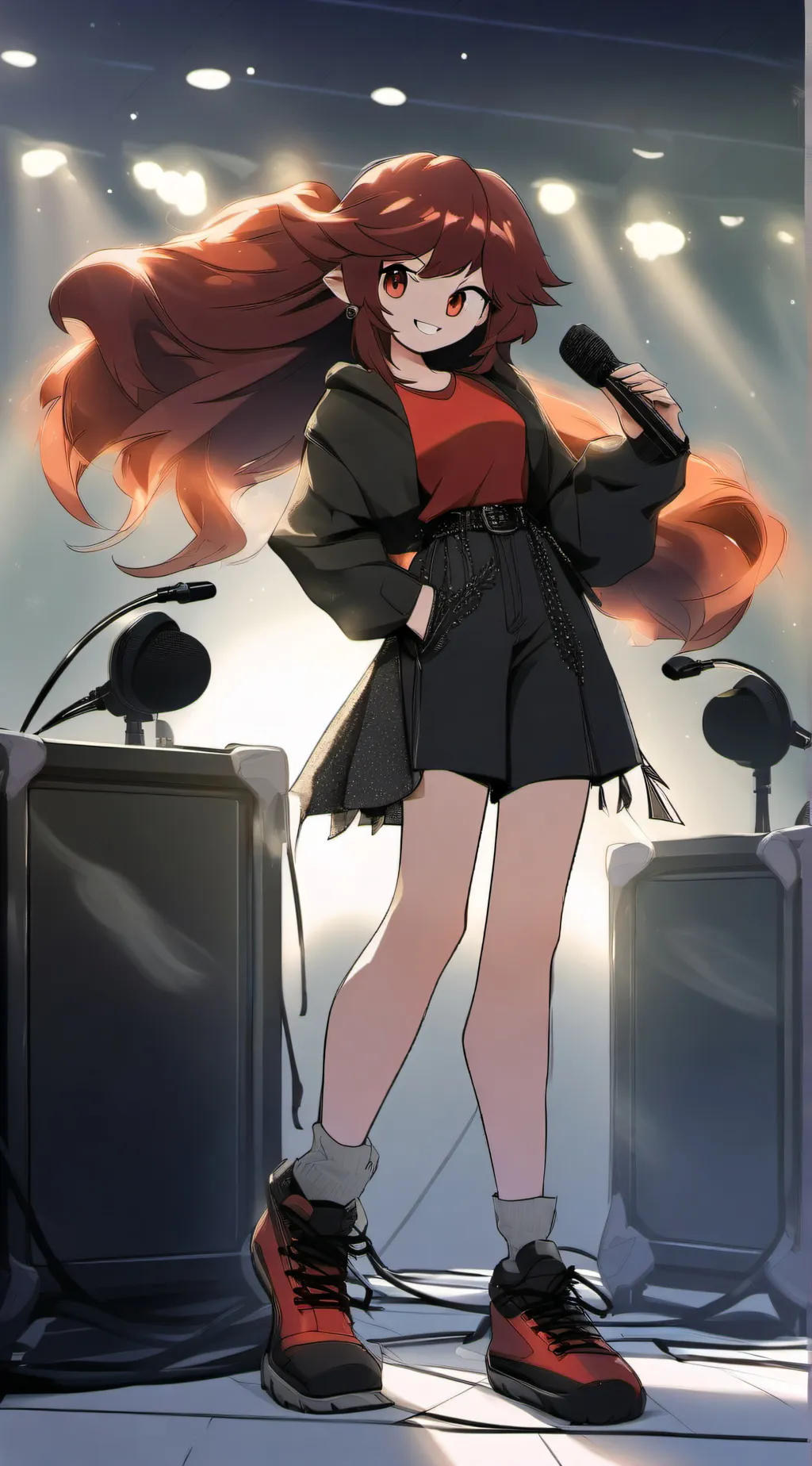 ai character: Girlfriend fnf background