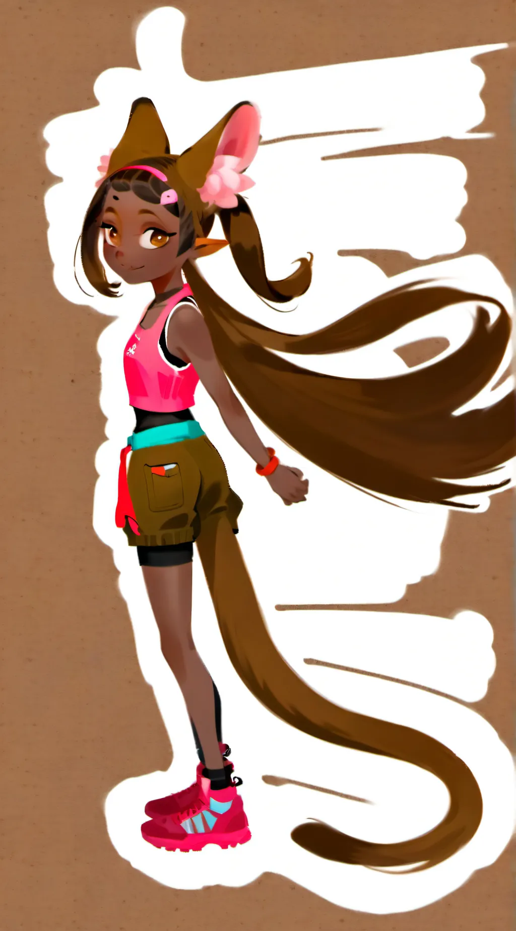 ai character: Fudge background