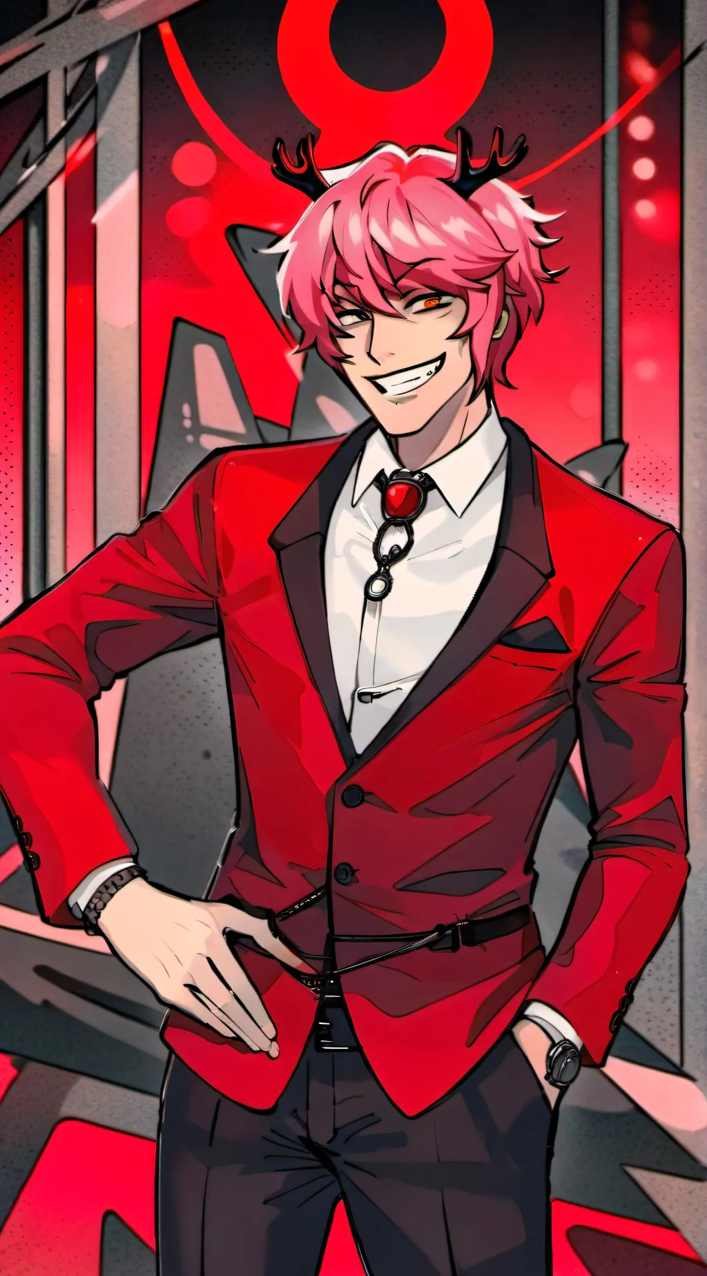 ai character: ☆-ALASTOR-☆ background