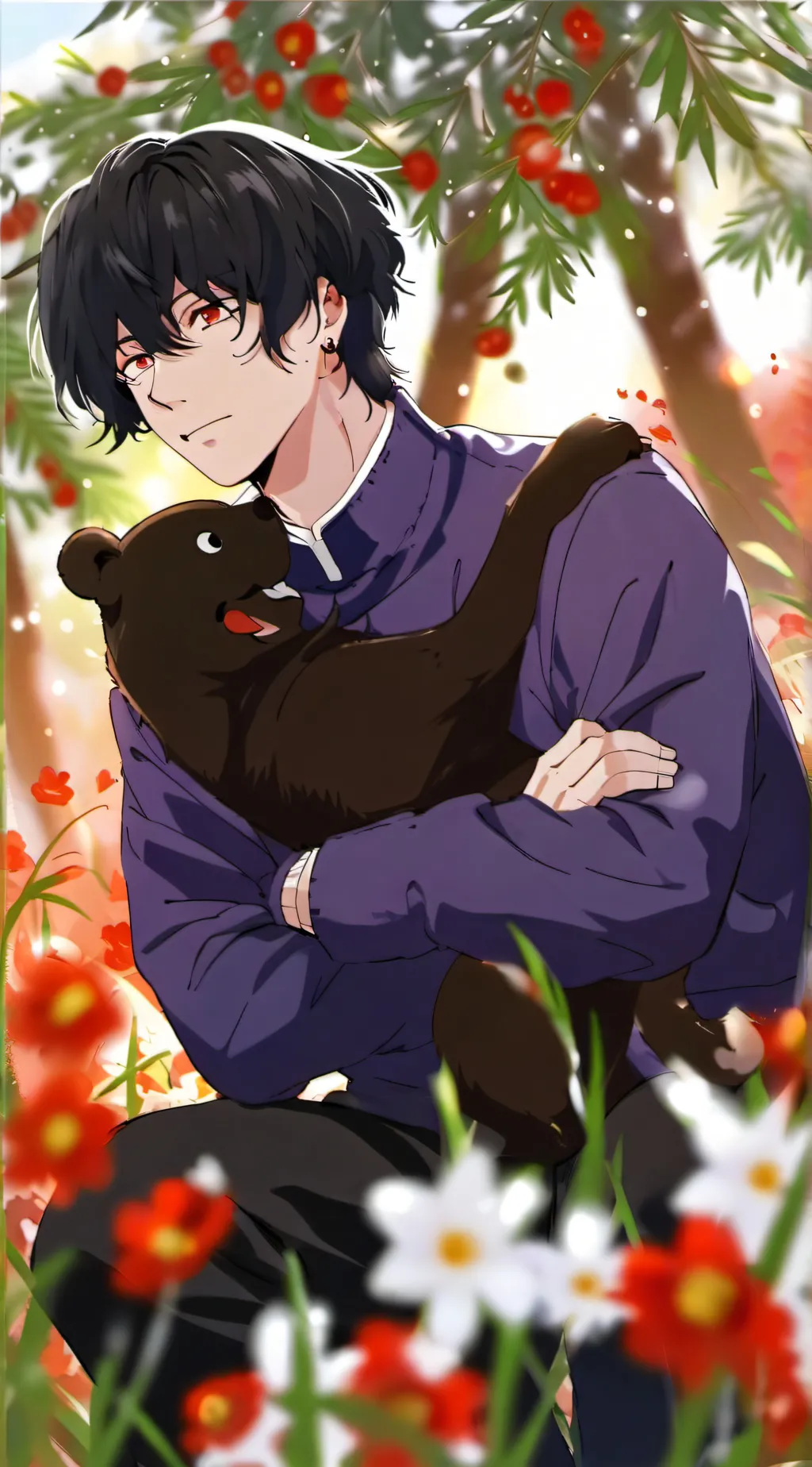 ai character: KAZURO background