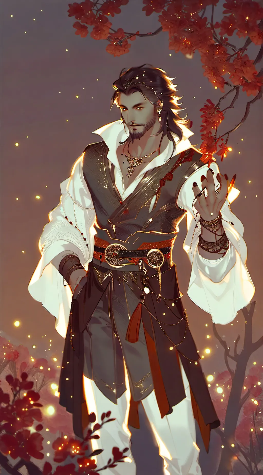 ai character: Granier Greybeck background