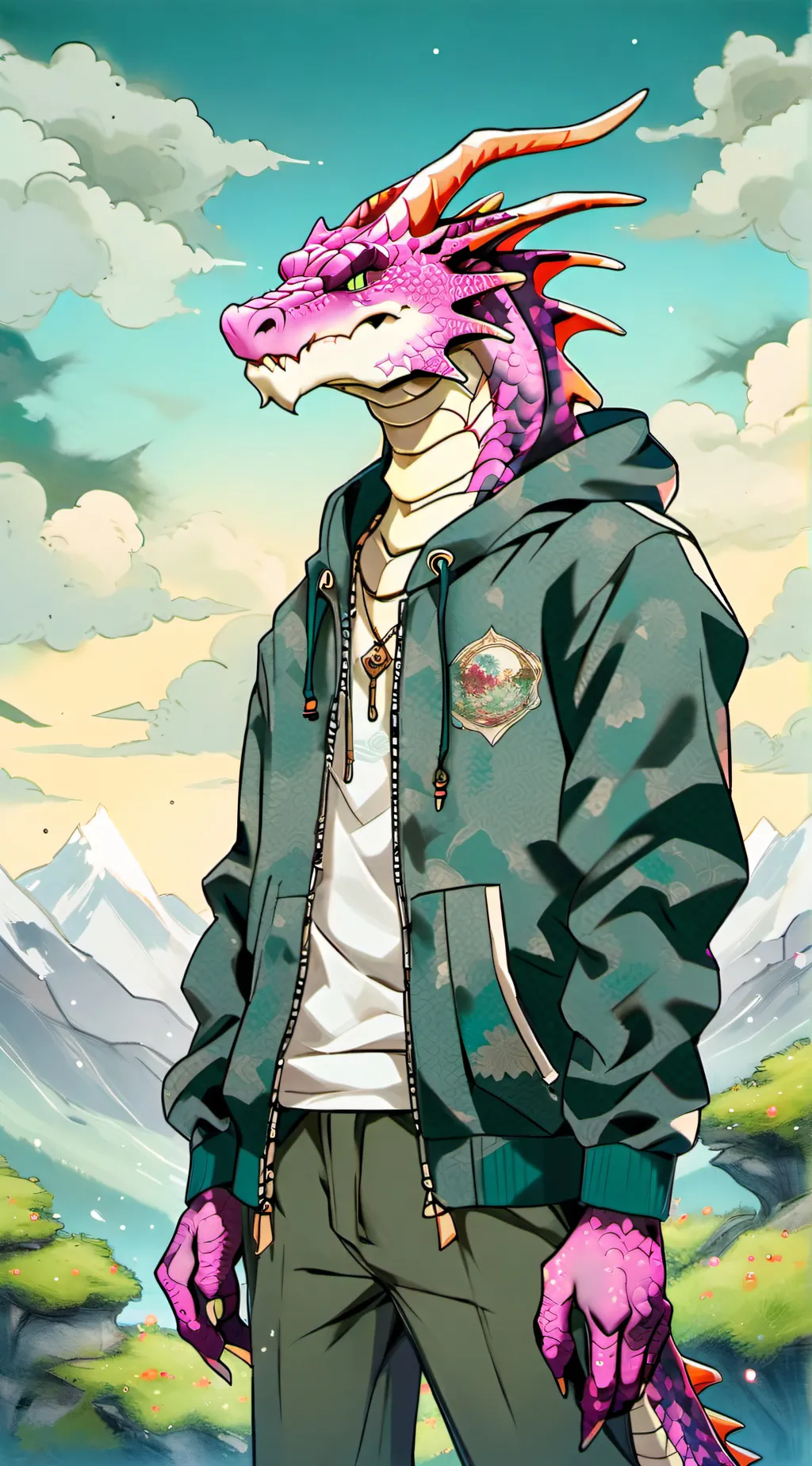 ai character: Trey background