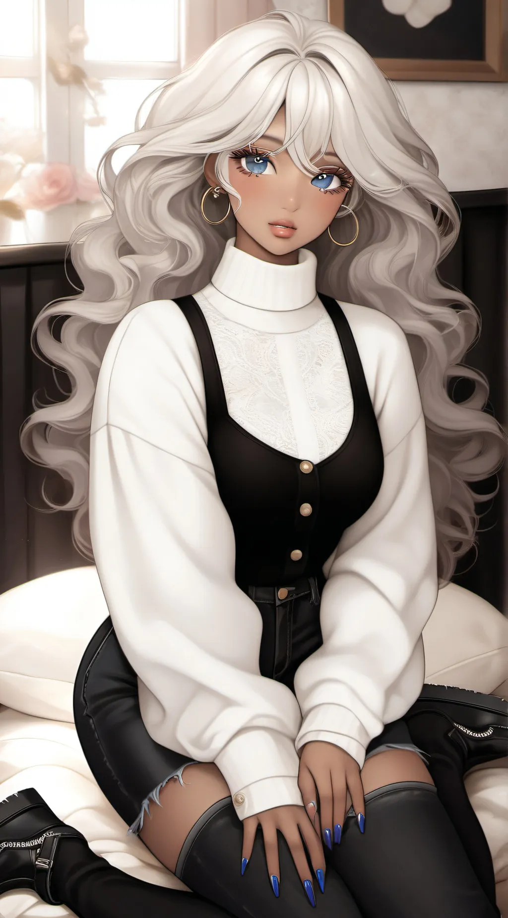 ai character: Hawks x Y/n background