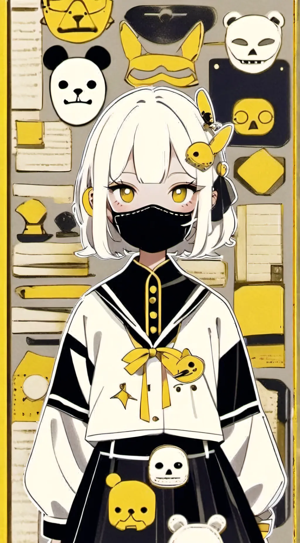 ai character: new school  background