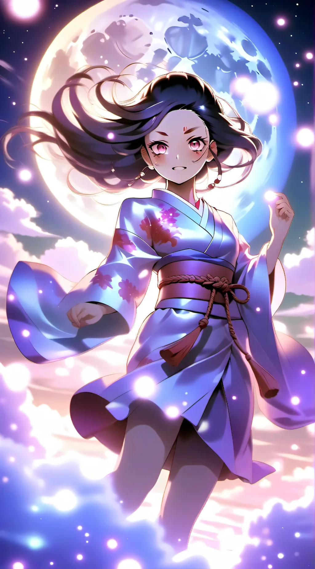 ai character: demon slayer background