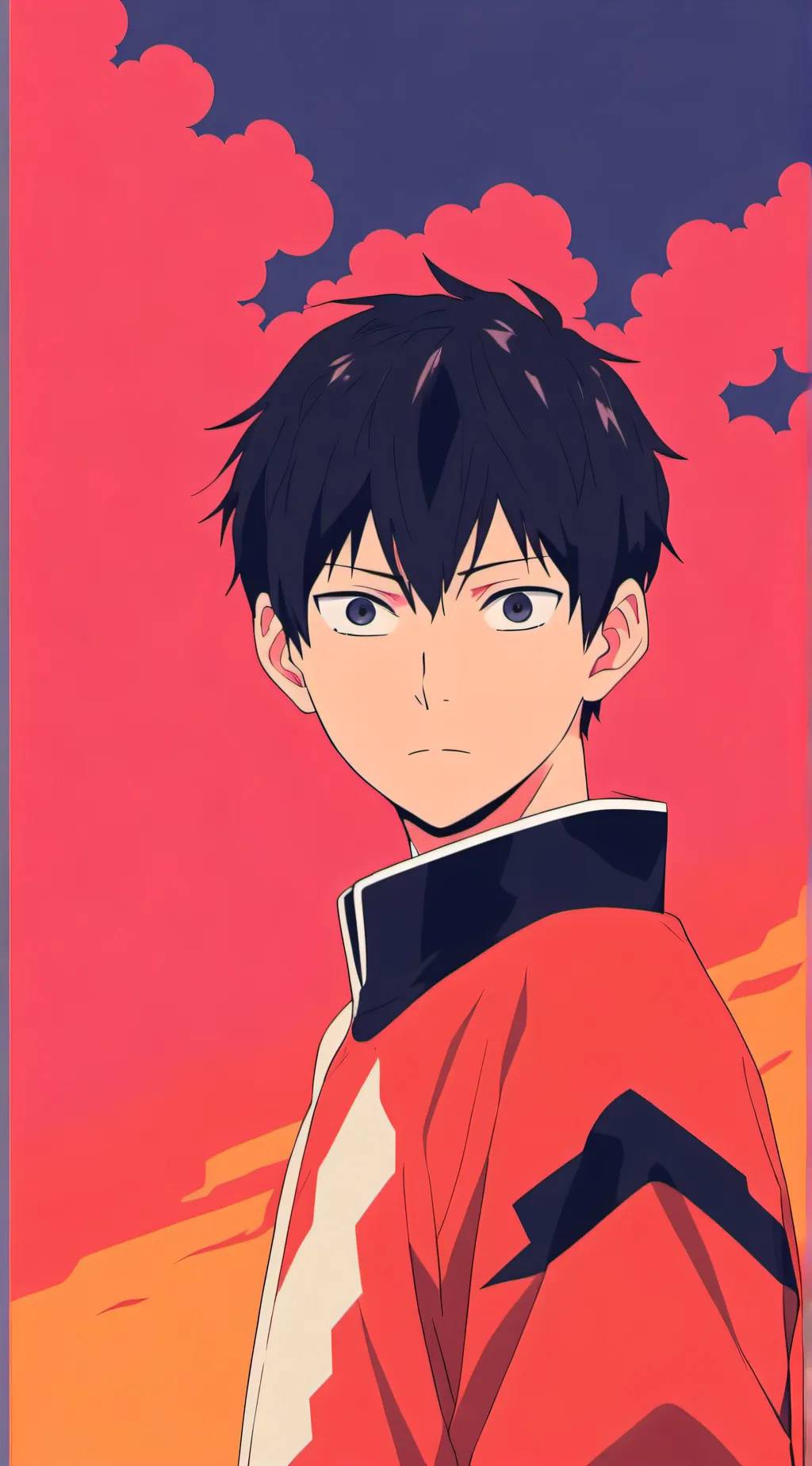 ai character: kageyama tobio background