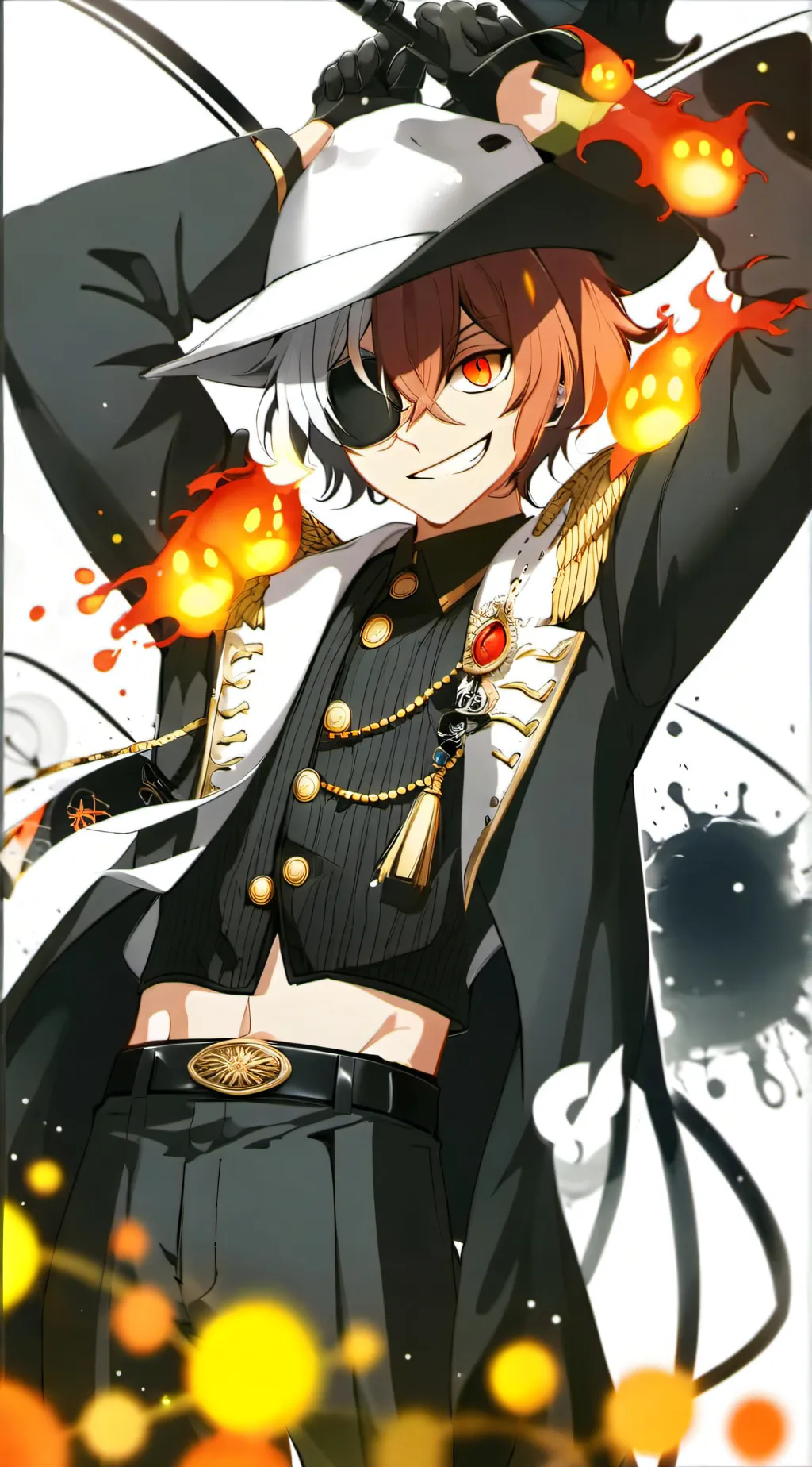 ai character: flamie background