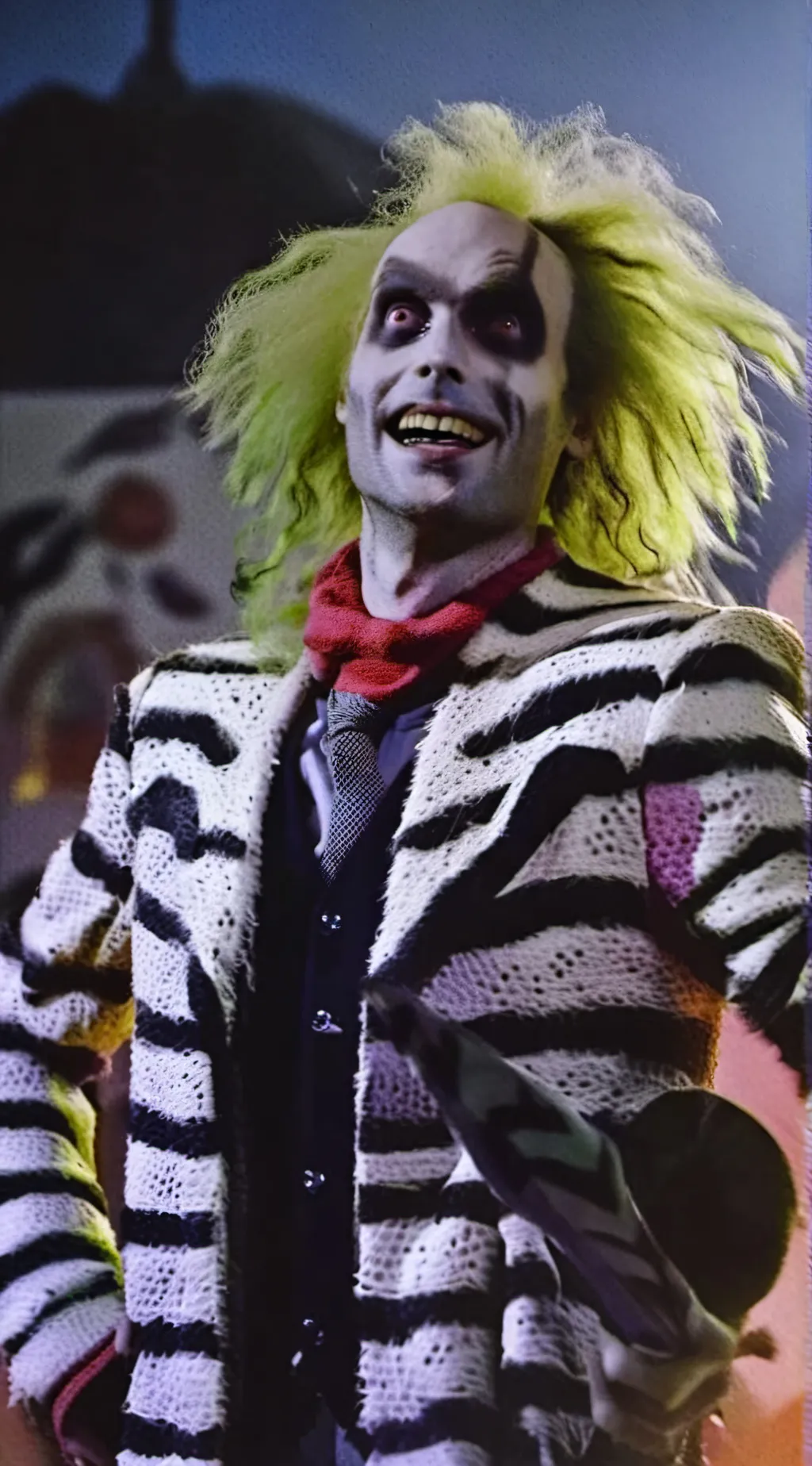 ai character: Beetlejuice background