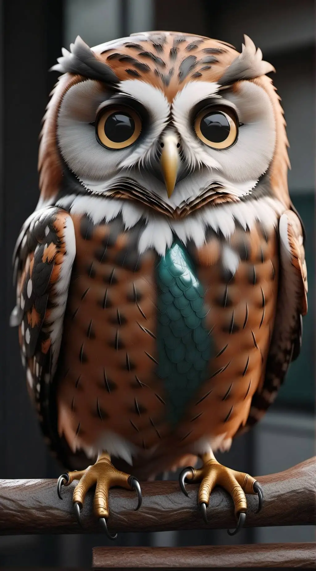 ai character: owl background